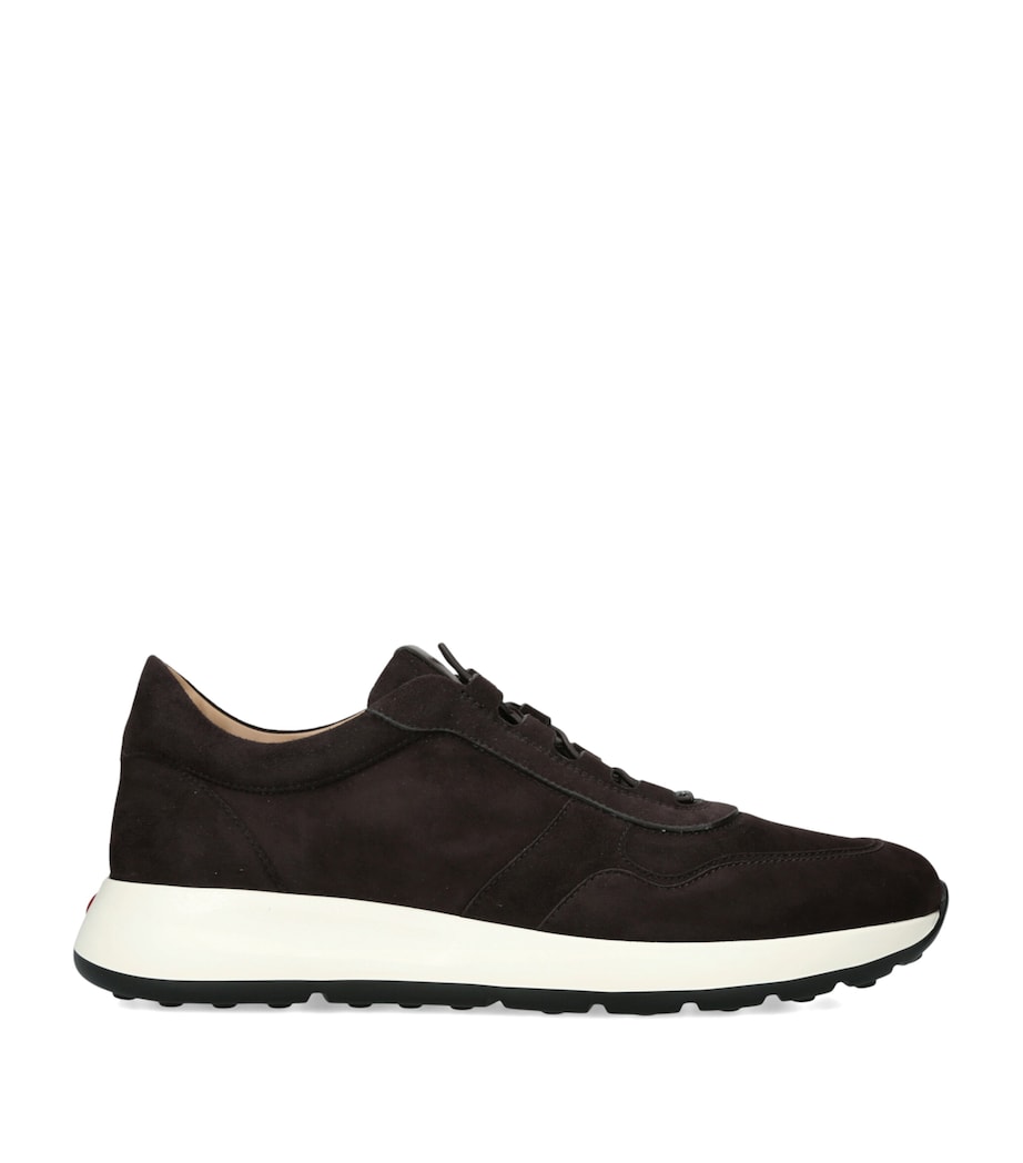 Tod's Suede Elastic Cassetta Sneakers Dark Brown Image 1