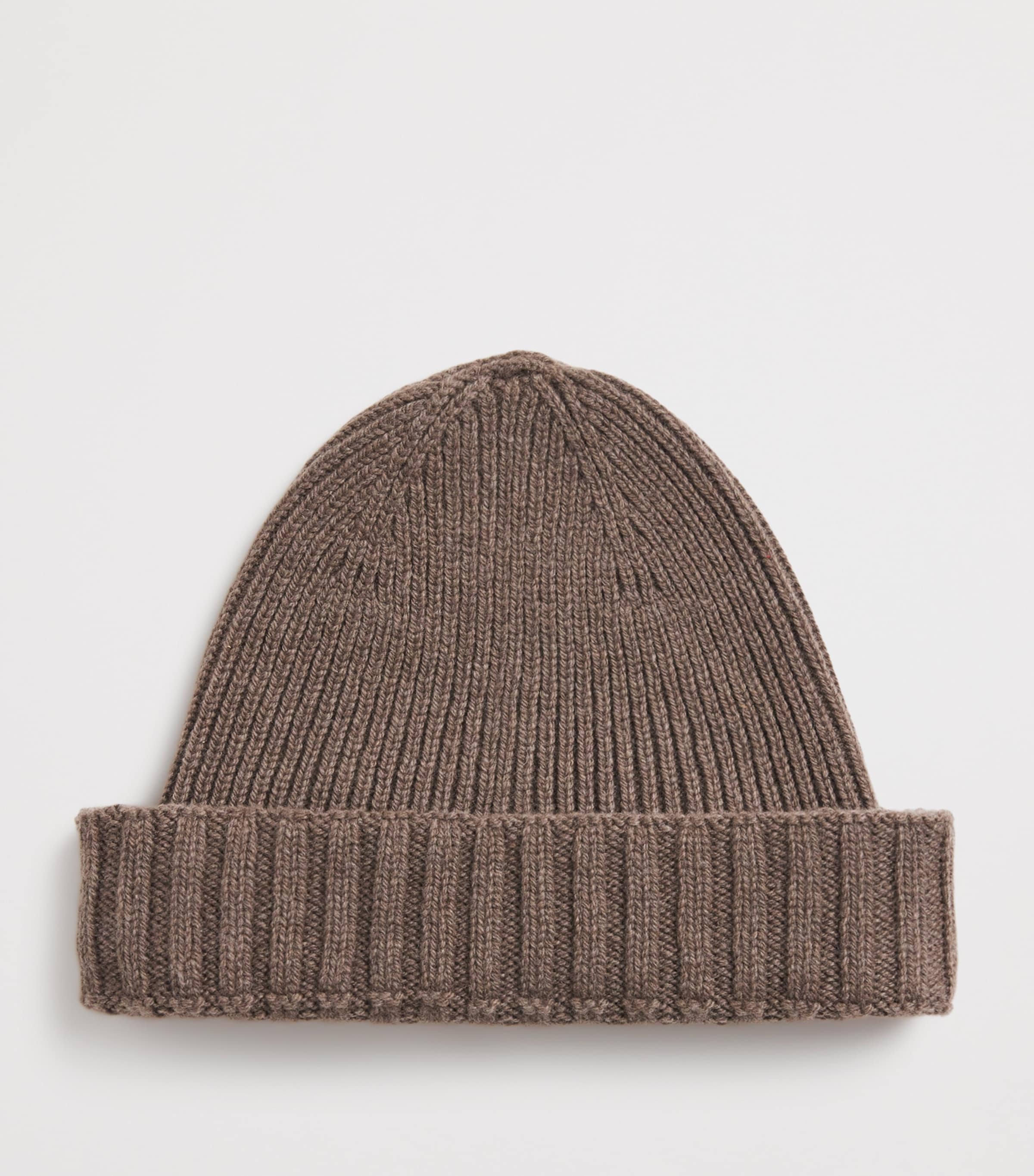 Cashmere-Wool Ribbed Beanie TOAST Image 2