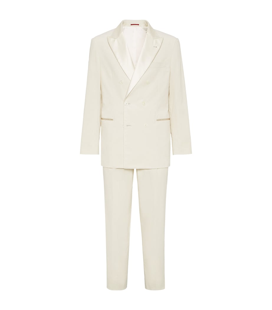 Sea Island Cotton Corduroy 2-Piece Tuxedo CRX59 Image 1