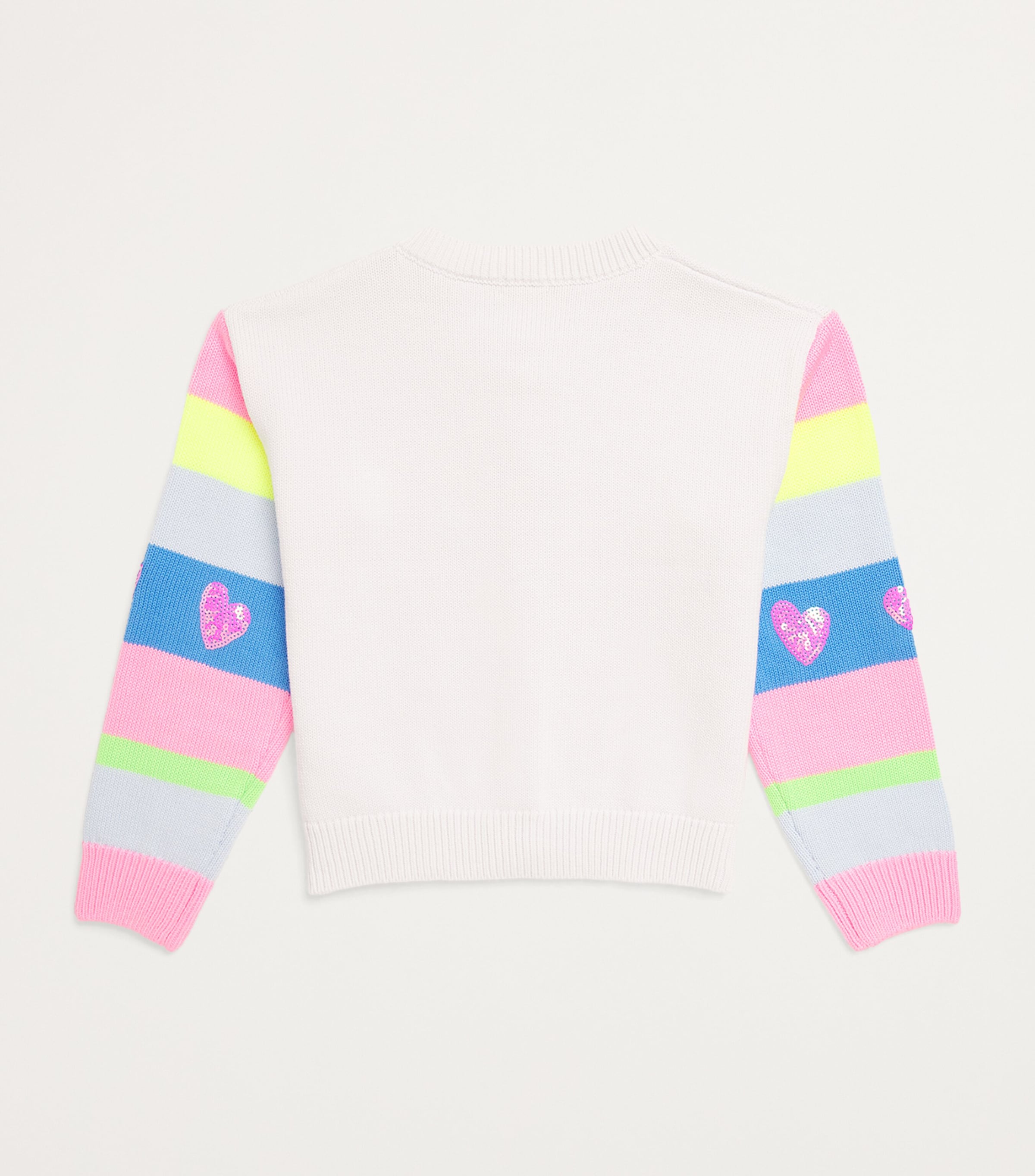 Cotton Striped-Sleeve Cardigan (2-12 Years) 10P WHITE Image 2