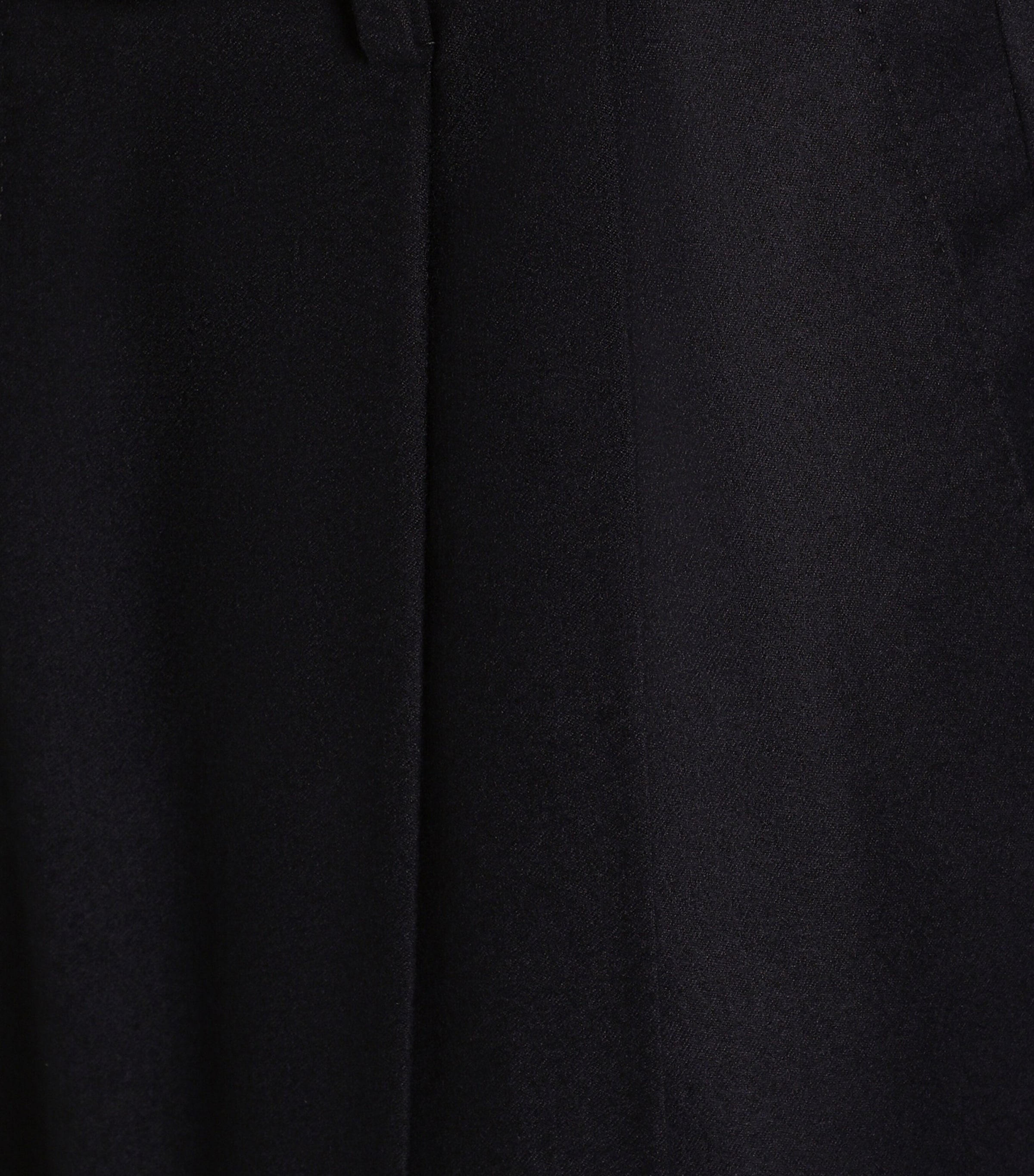 Dolce&Gabbana Mens Stretch-Virgin Wool Pleated Trousers Blue Image 3