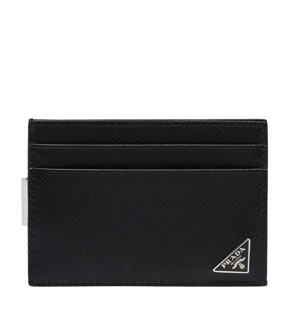 Saffiano Leather Triangle Money Clip Card Holder F0002 Image 1