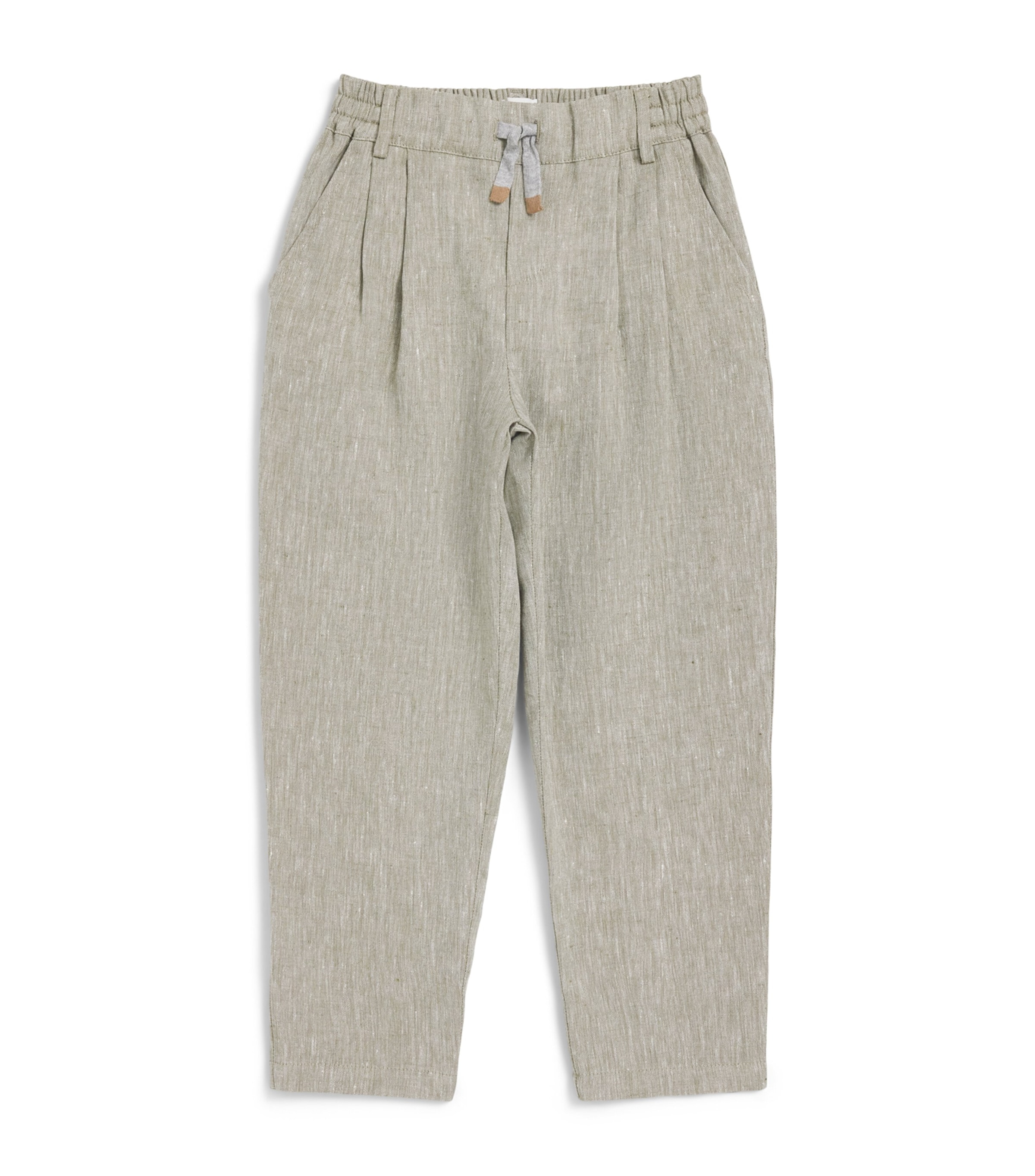 Eleventy Kids Linen-Blend Tailored Trousers (4-16 Years) Image 1