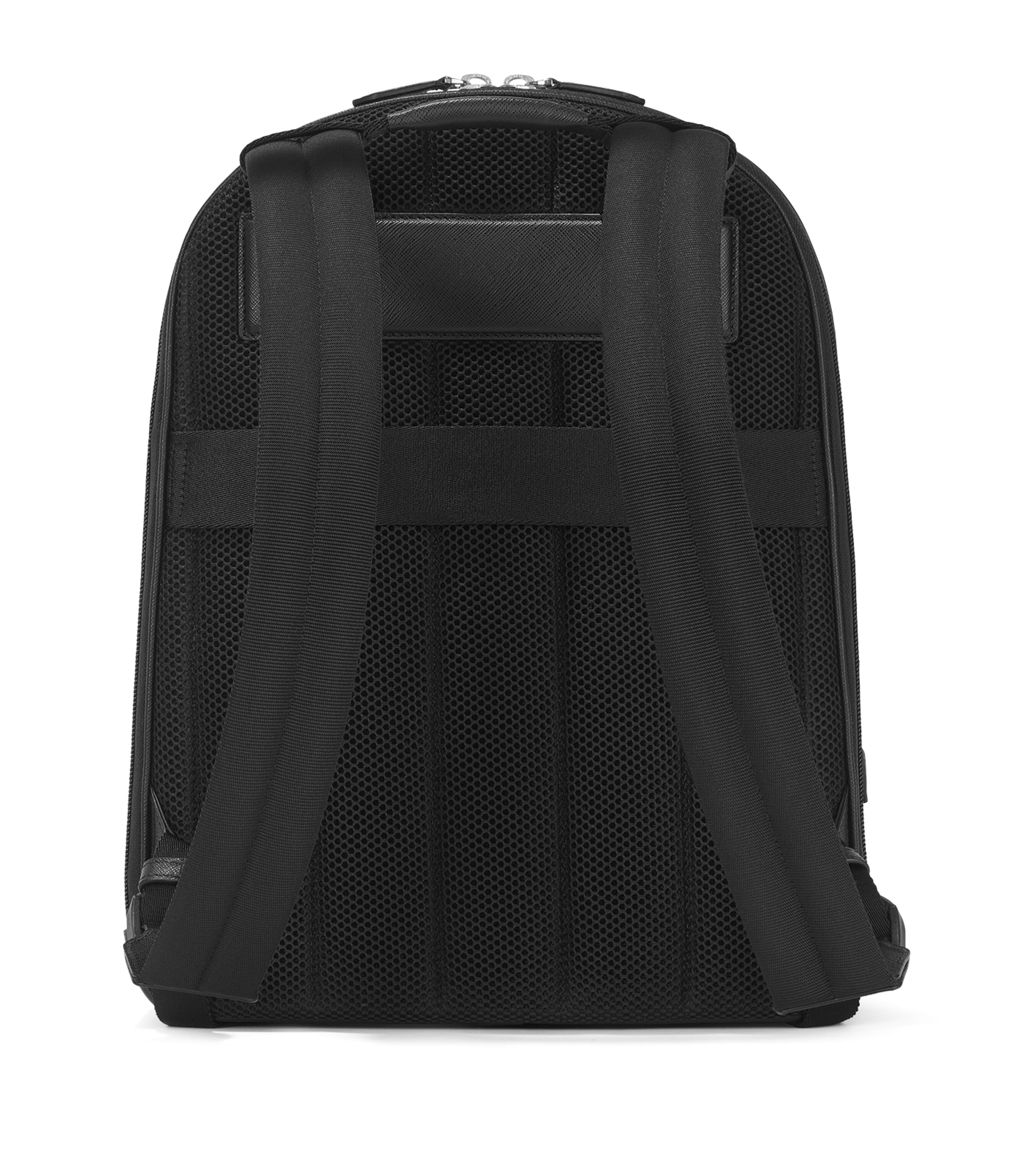 Montblanc Medium Leather Sartorial Backpack Black Image 5
