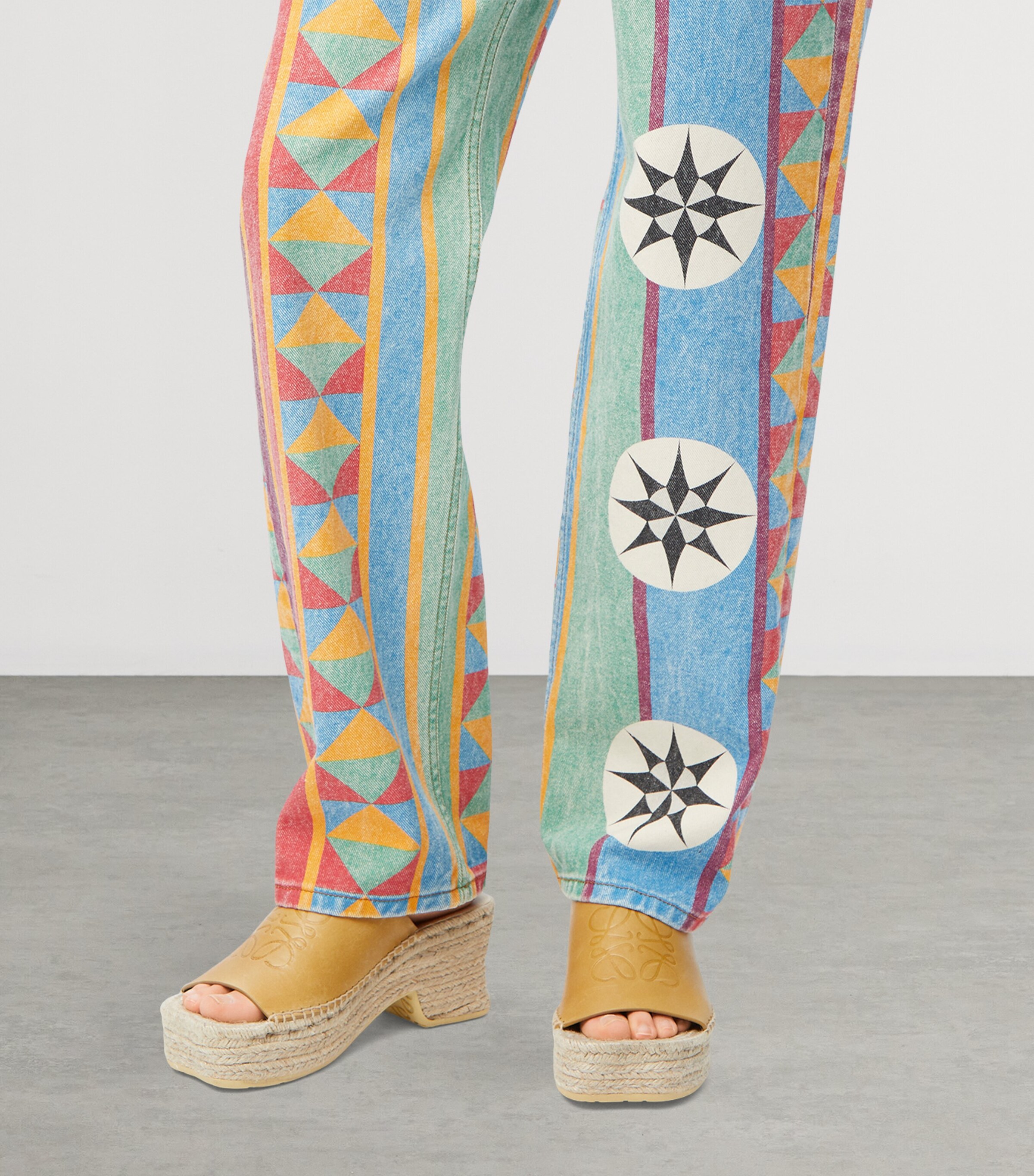 LOEWE x Paula's Ibiza Petal Espadrille Mules 80 | Harrods US