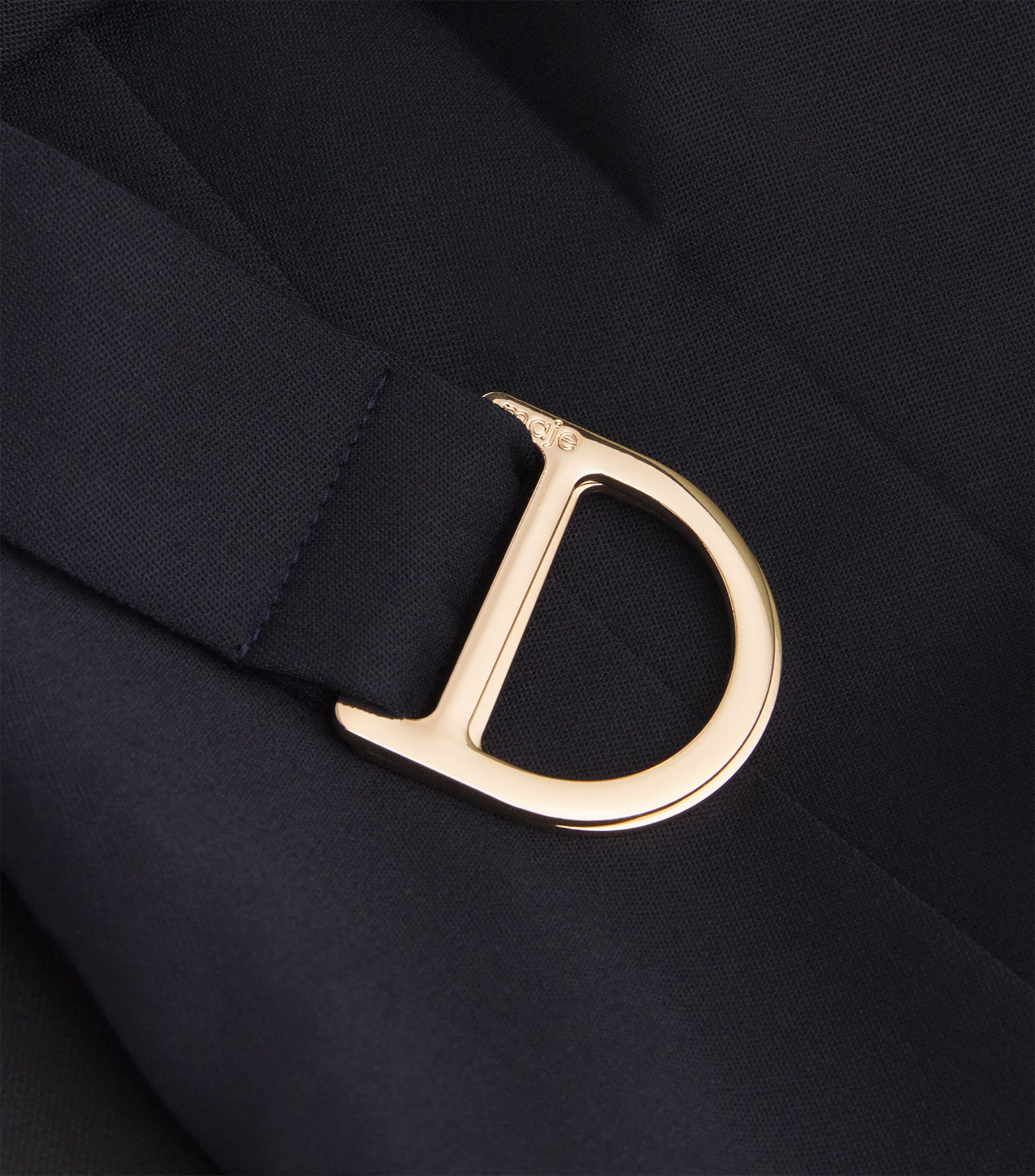 Pleated Belted Blazer NAVY Image 5