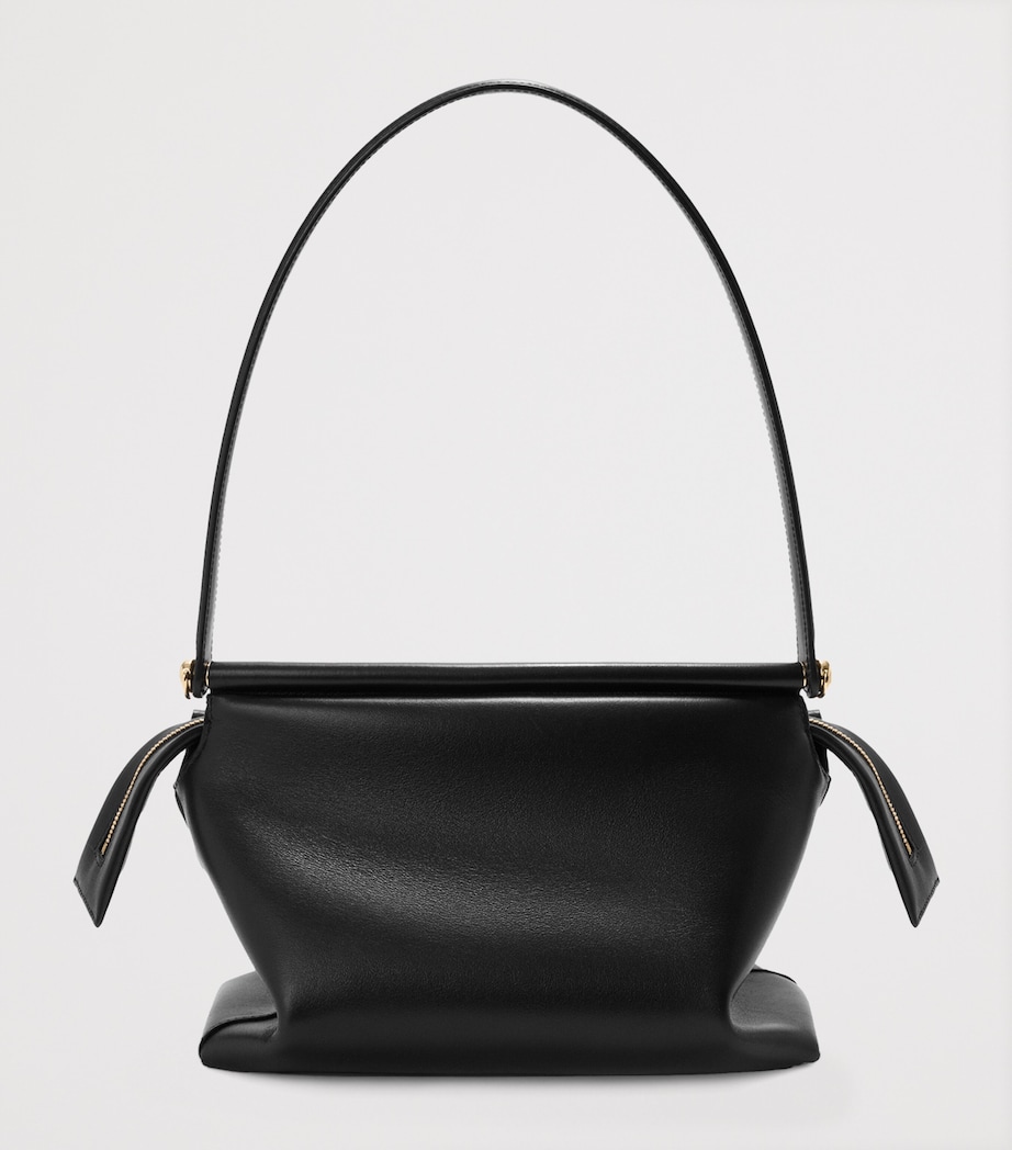 LOEWE Small Leather Whisker Shoulder Bag Black Image 5