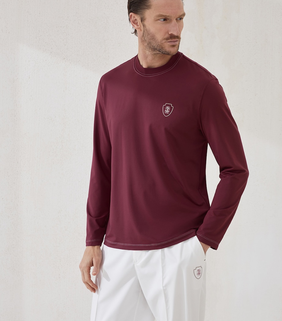 Logo Long-Sleeve T-Shirt C3985 Image 2