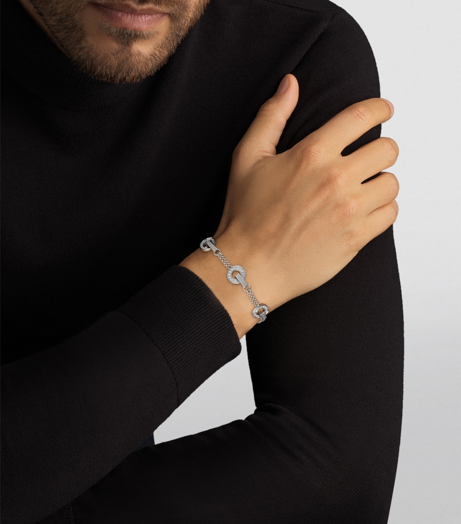 White Gold and Diamond BVLGARI BVLGARI Bracelet WHITE GOLD Image 3