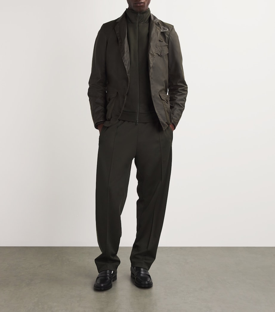 Waxed Beacon Jacket OLIVE Image 2