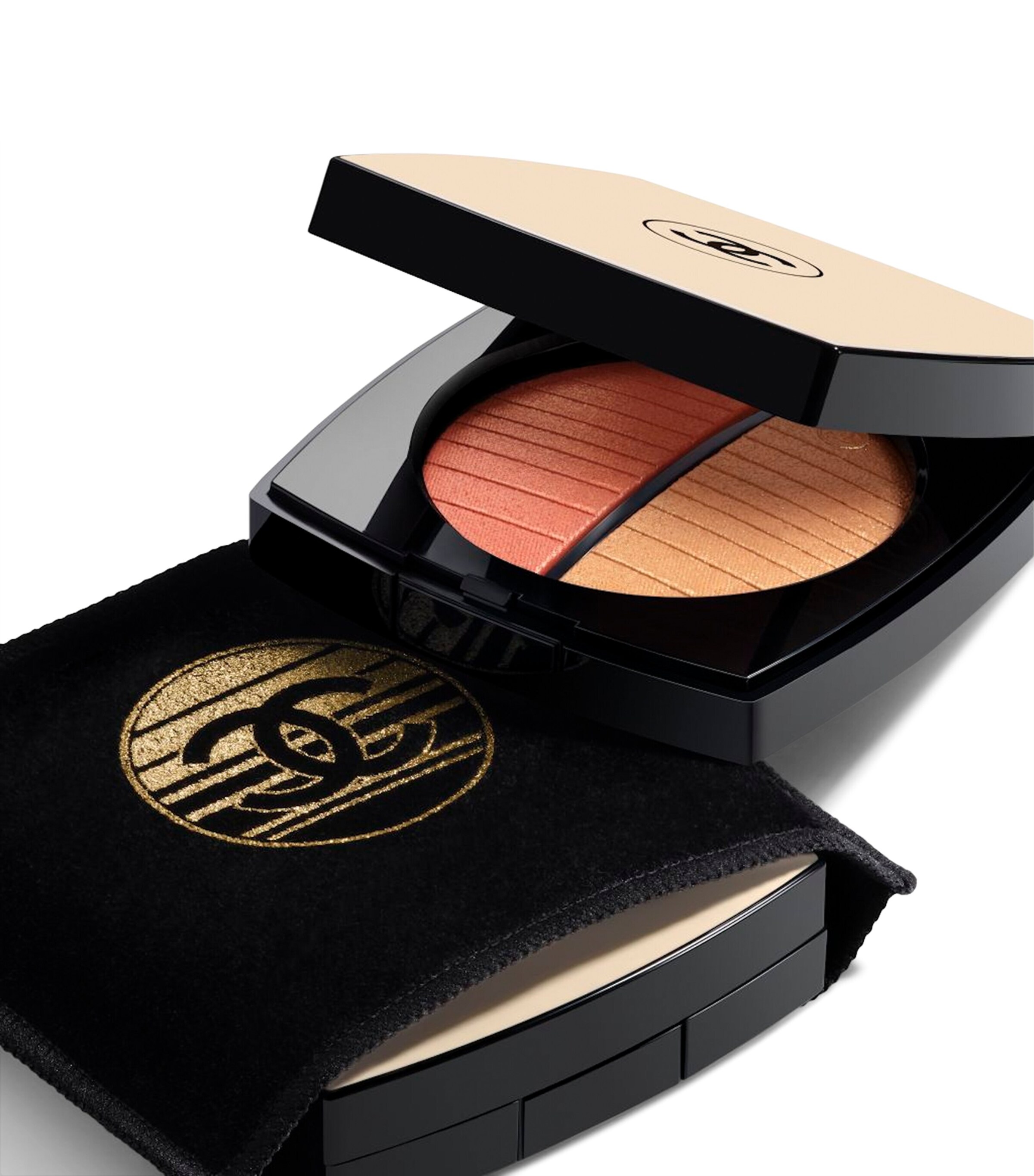 CHANEL LES BEIGES Healthy Golden Glow Powder Duo Soleil Couchant Image 2
