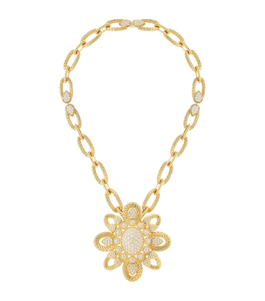 Boucheron Yellow Gold and Diamond Serpent Bohème Vintage Necklace Yellow Gold Image 1
