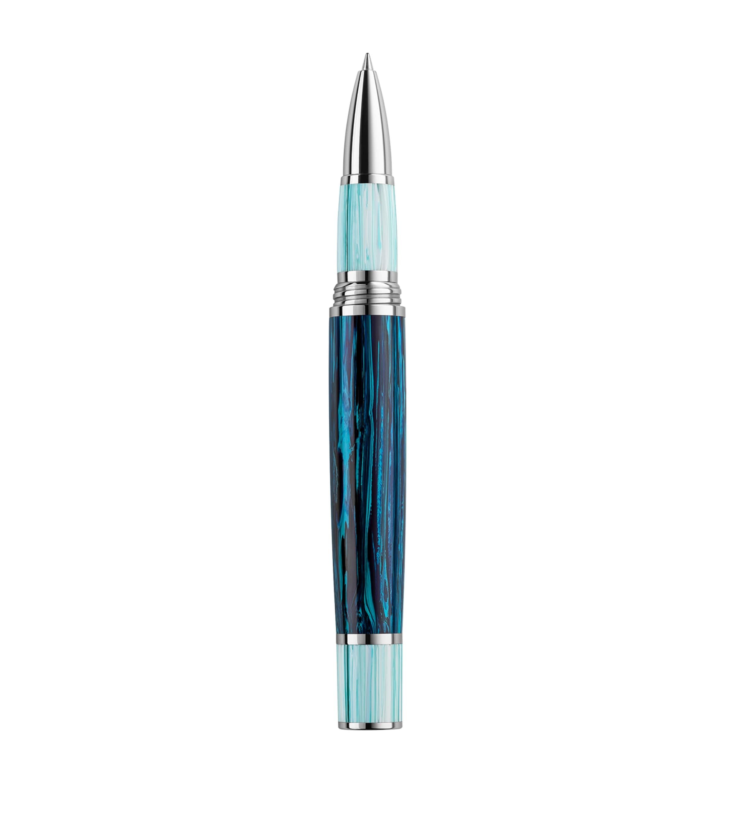 Shop Montegrappa Wild Arctic Rollerball Pen In Blue