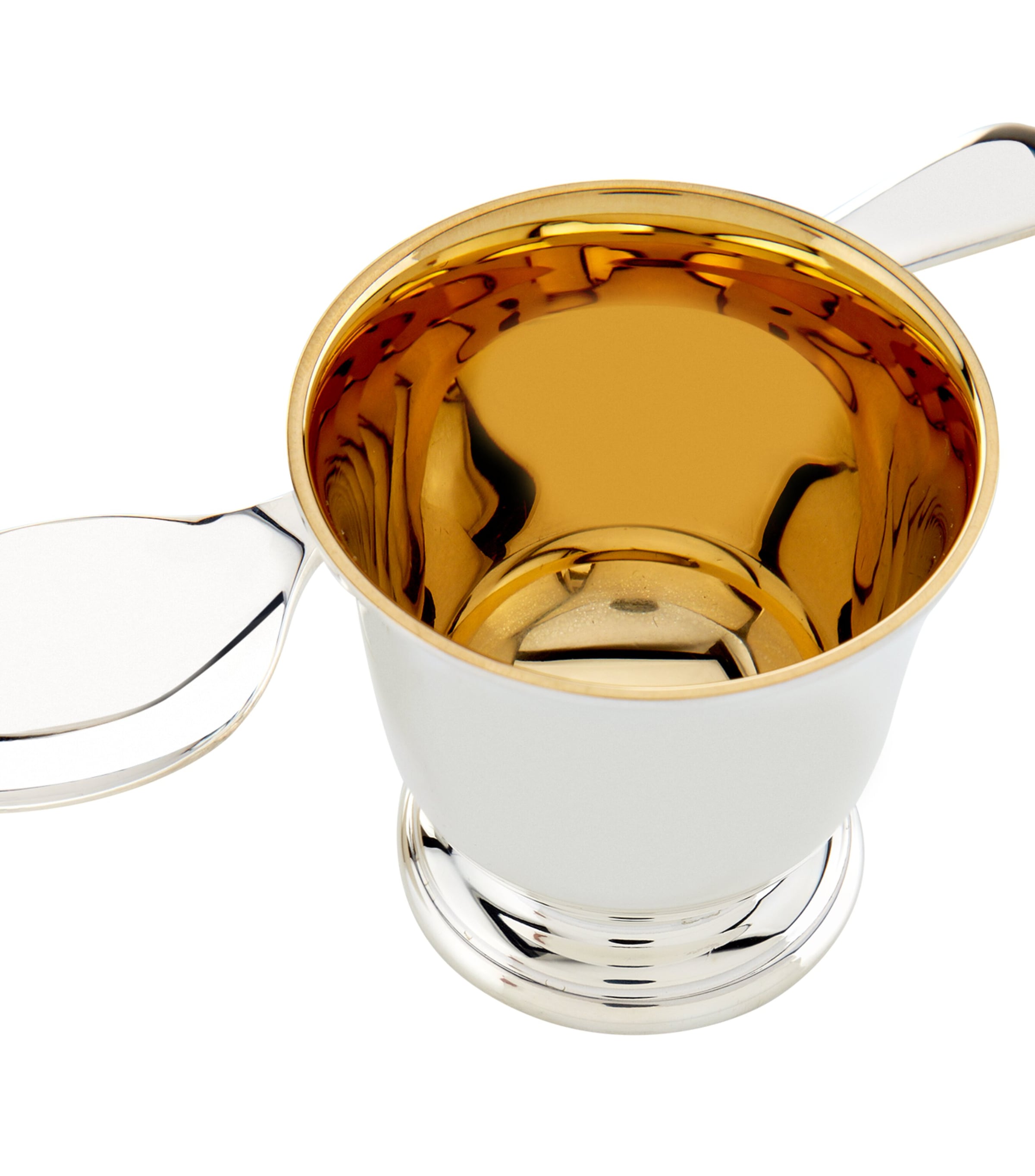 Sterling Silver Egg Cup and Spoon in Presentation Case SILVER Image 3