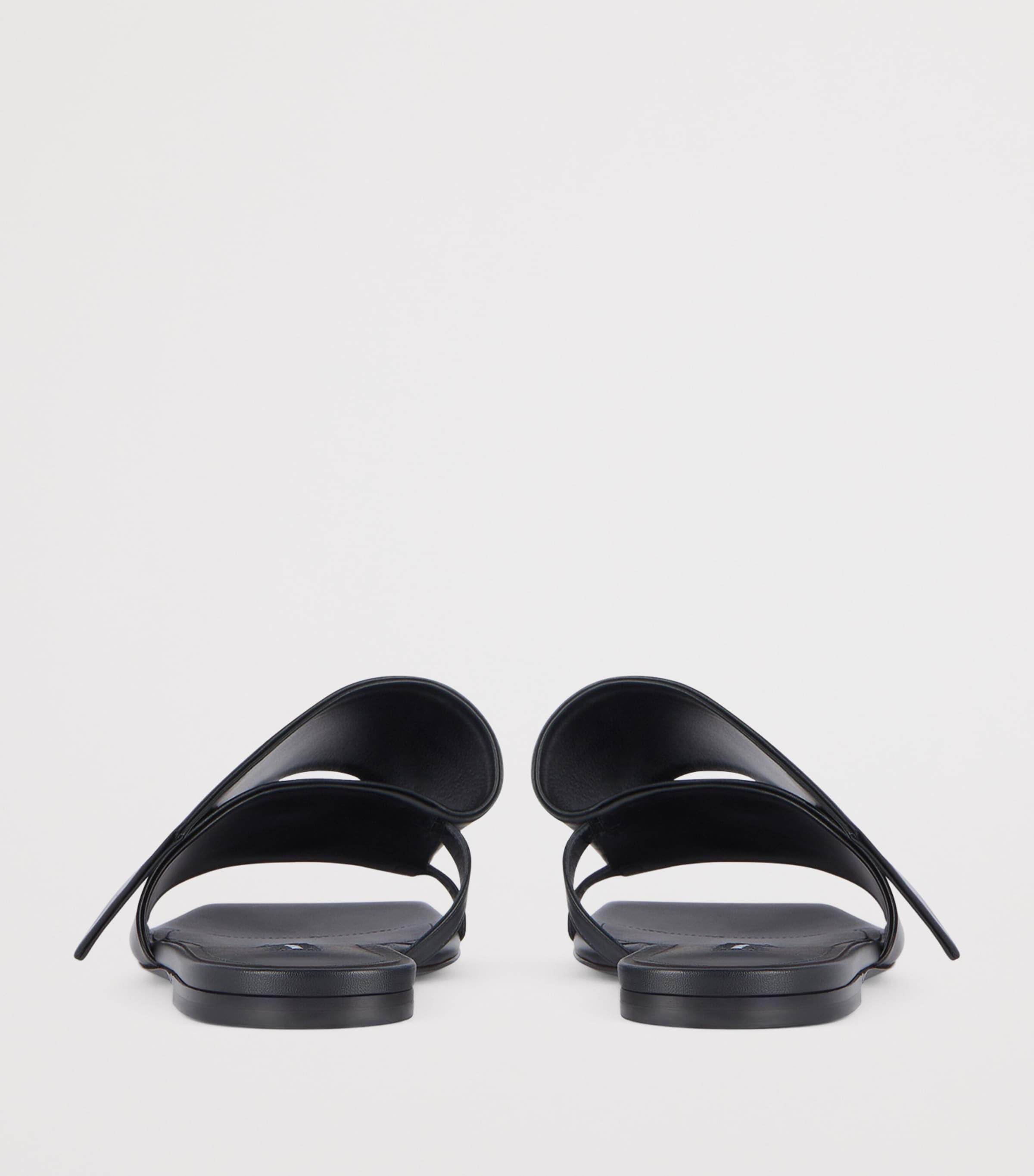 Givenchy Leather Sliced Square Sandals Image 5
