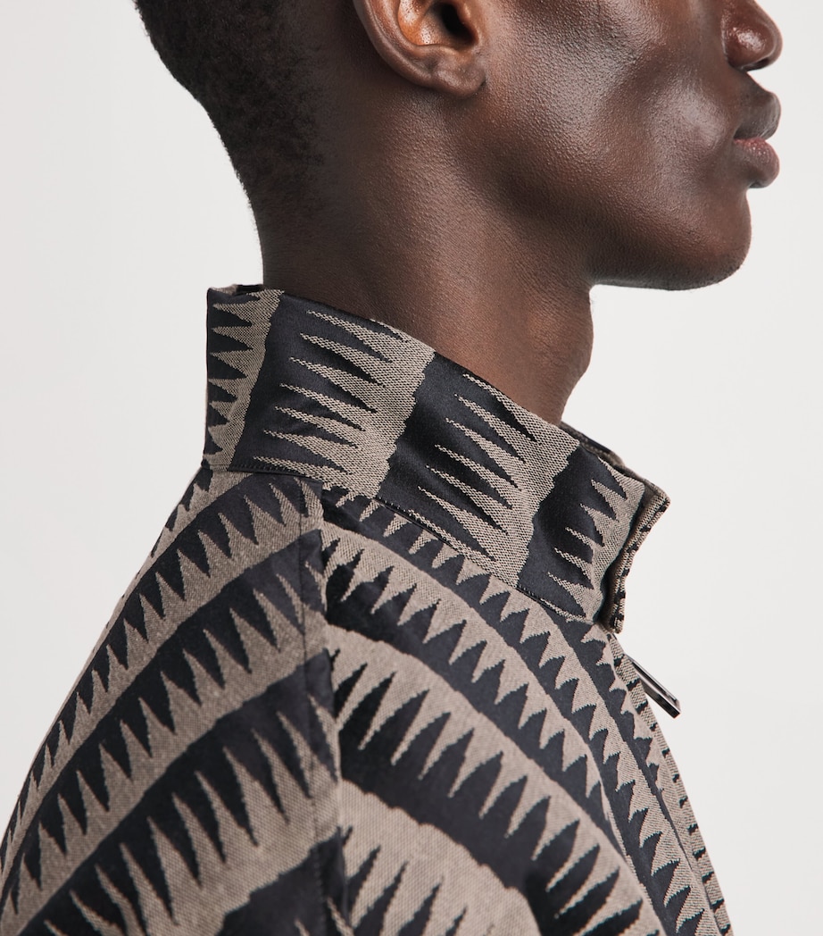 Emporio Armani Mens Jacquard Jacket Image 3