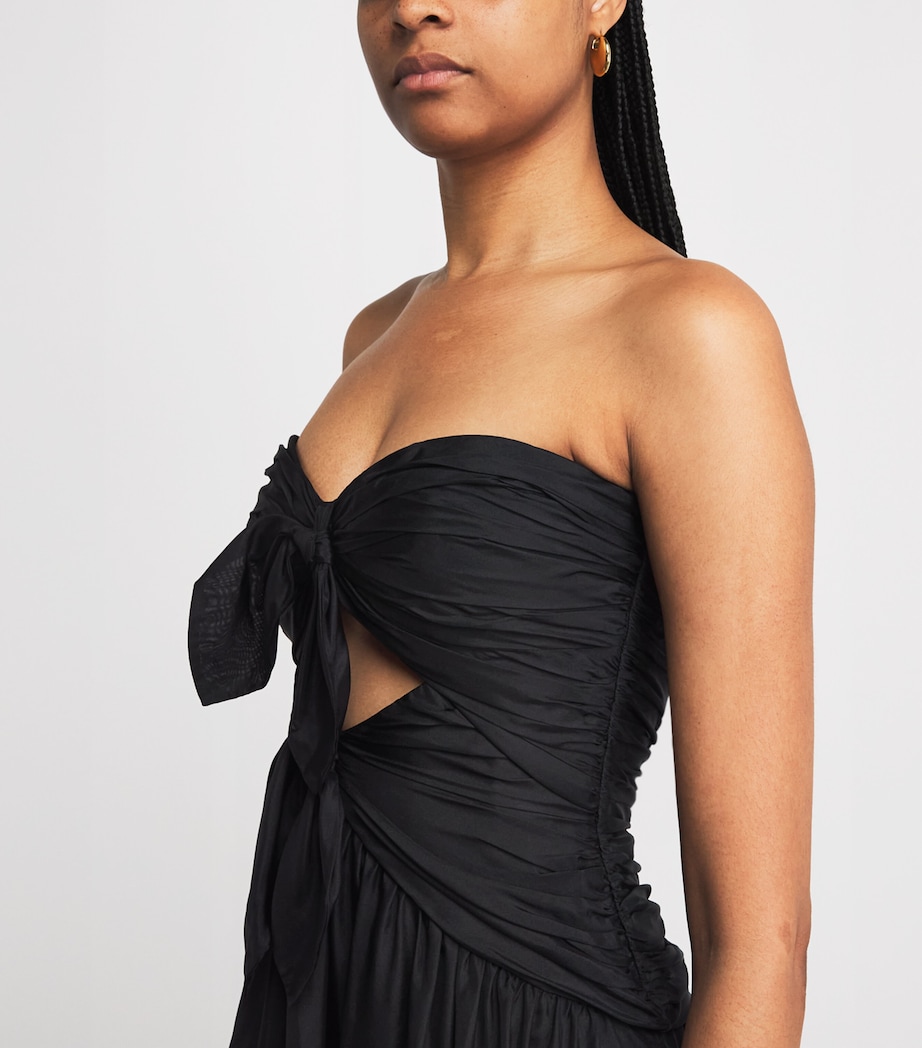 zimmermann black strapless dress All Eyes On You: Discover the Crush Strapless Midi Dress. #ZimResort25 # zimmermann