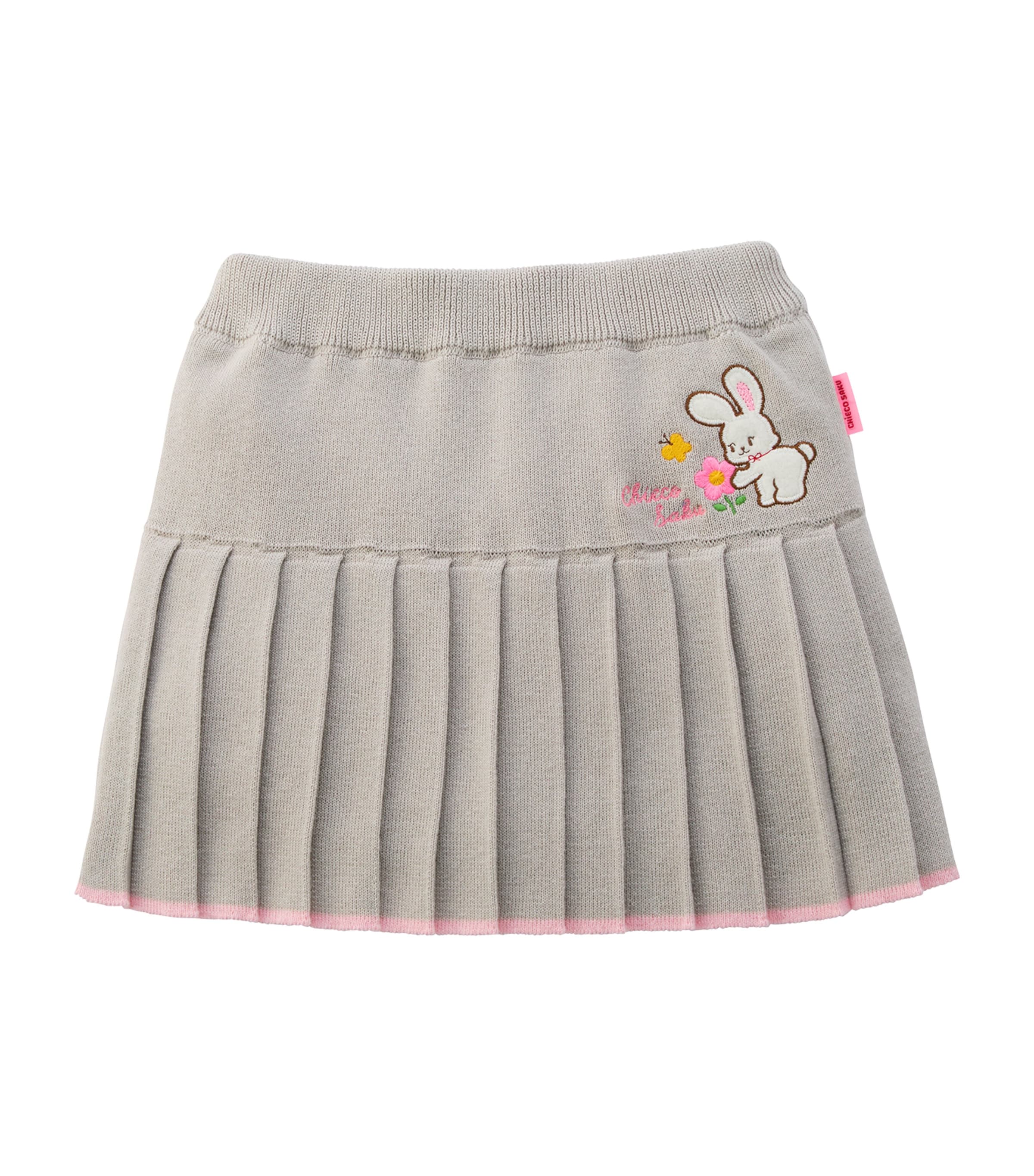 Miki House Cotton Knitted Pleated Skirt (12 Months-7 Years) Image 1