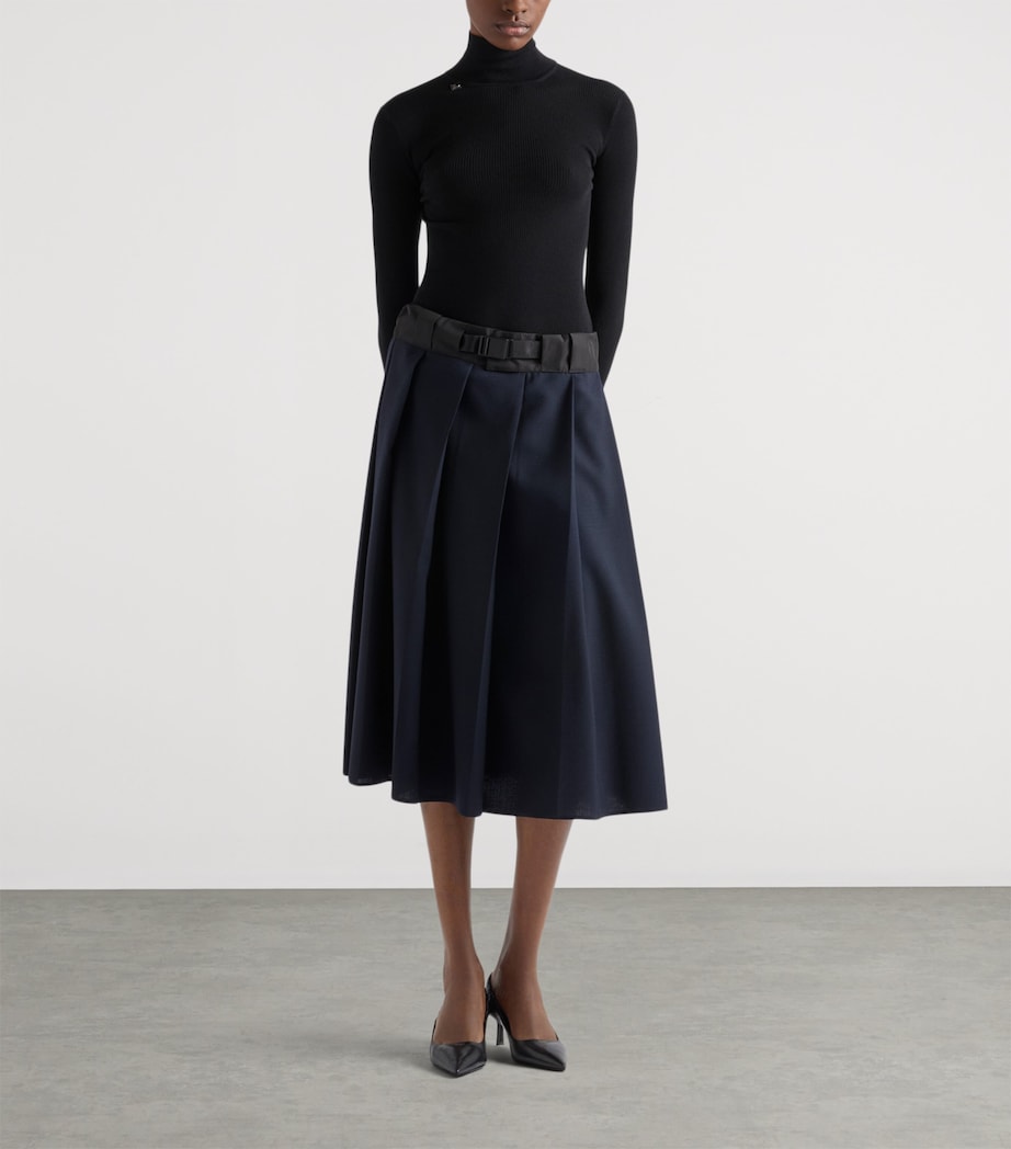 Wool High-Neck Sweater F0002 Image 2