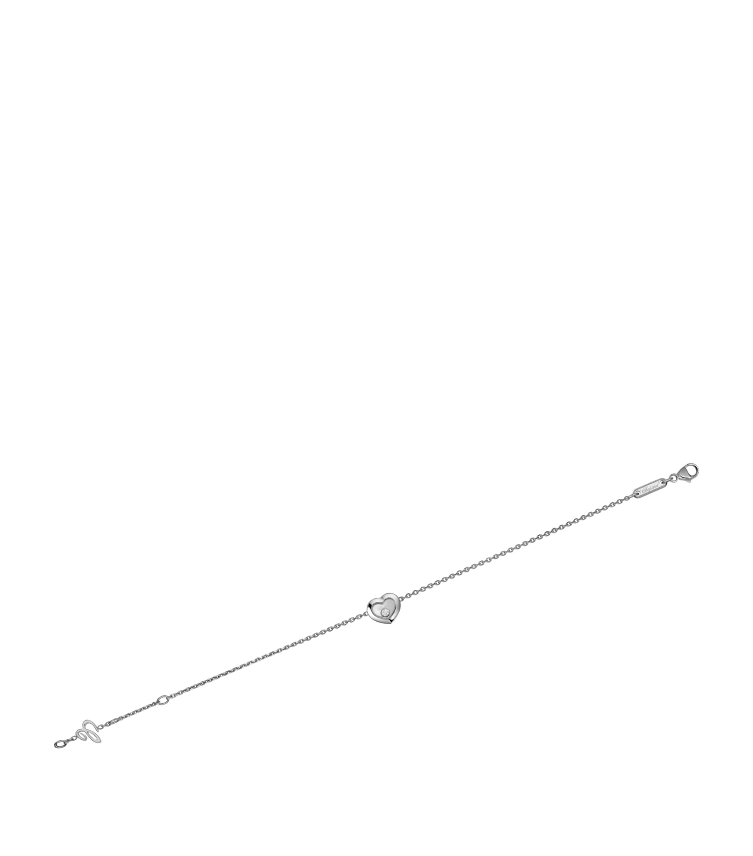 White Gold and Diamond Happy Diamonds Icons Bracelet 18K WHITE GOLD Image 3