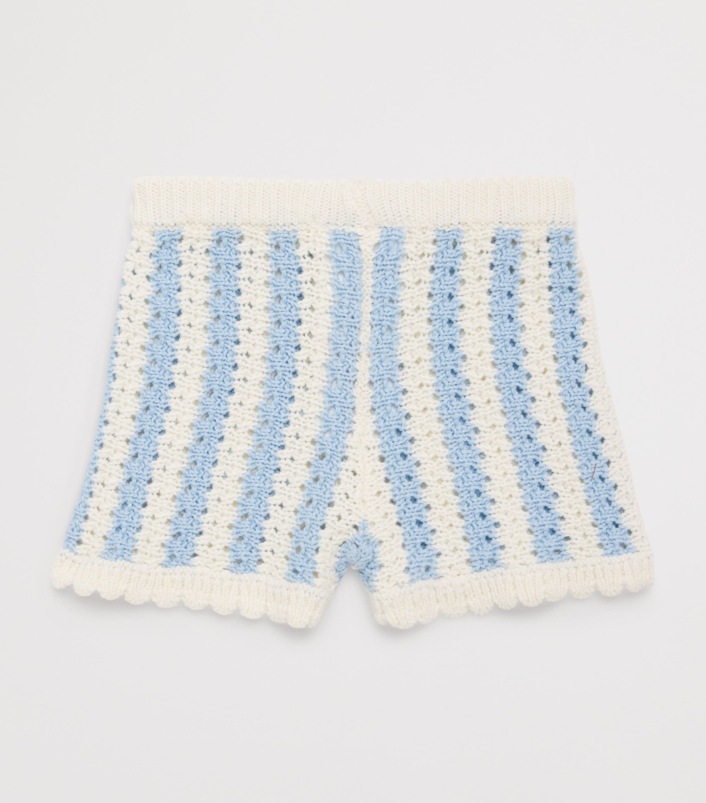 Cotton Stripe Mekylane Bloomers (5-10 Years) BLUE STRIPES Image 2