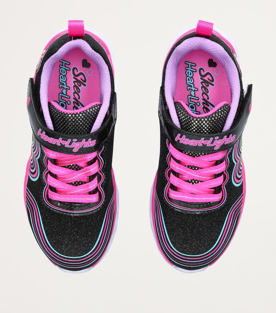 Skechers Heart Lights Sneakers Black Image 4