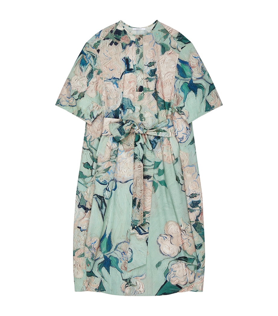 Givenchy Womens Cotton Floral Kaftan Mint Green Image 1