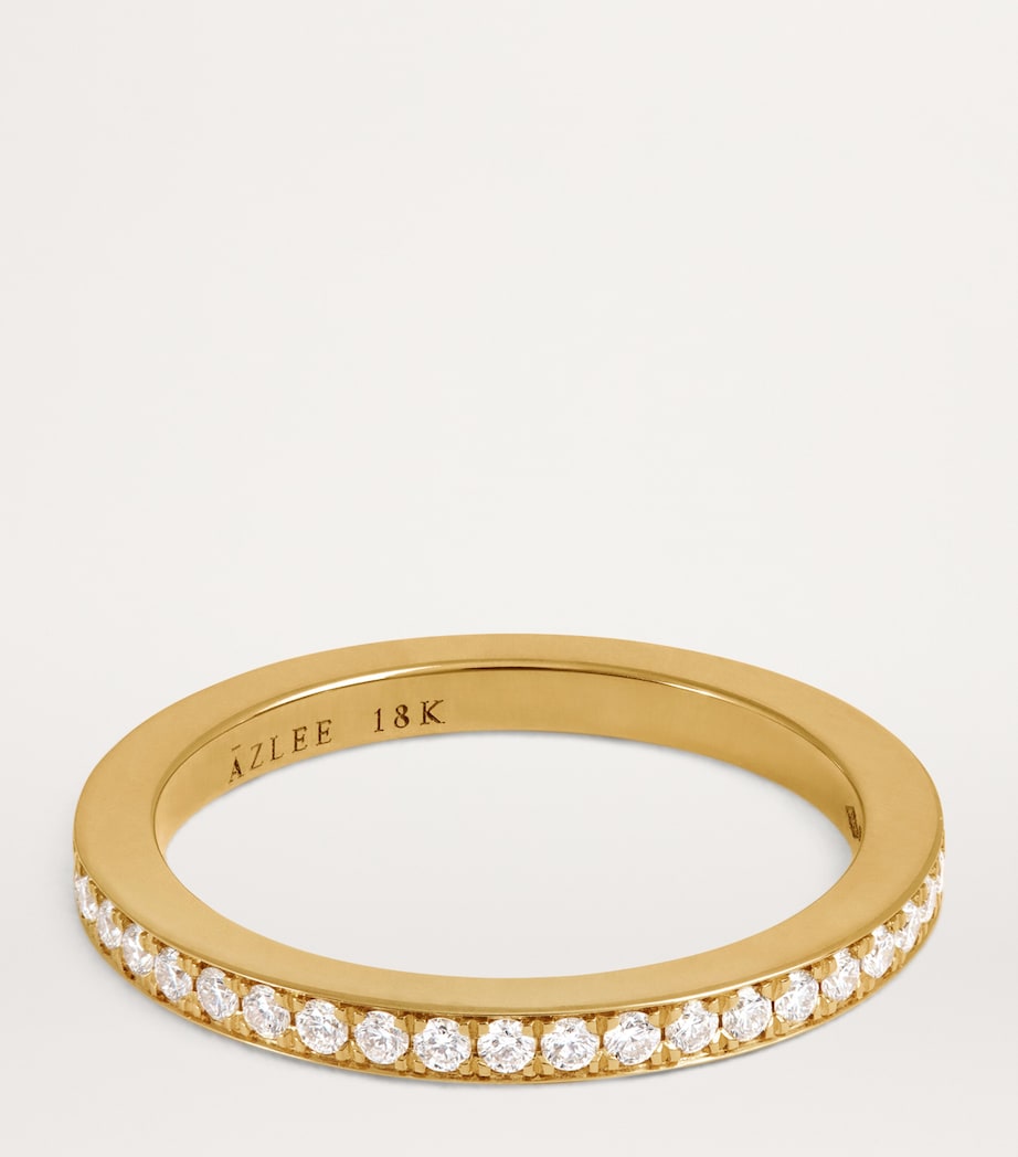 Yellow Gold and Diamond Eternity Ring YELLOW GOLD Image 4