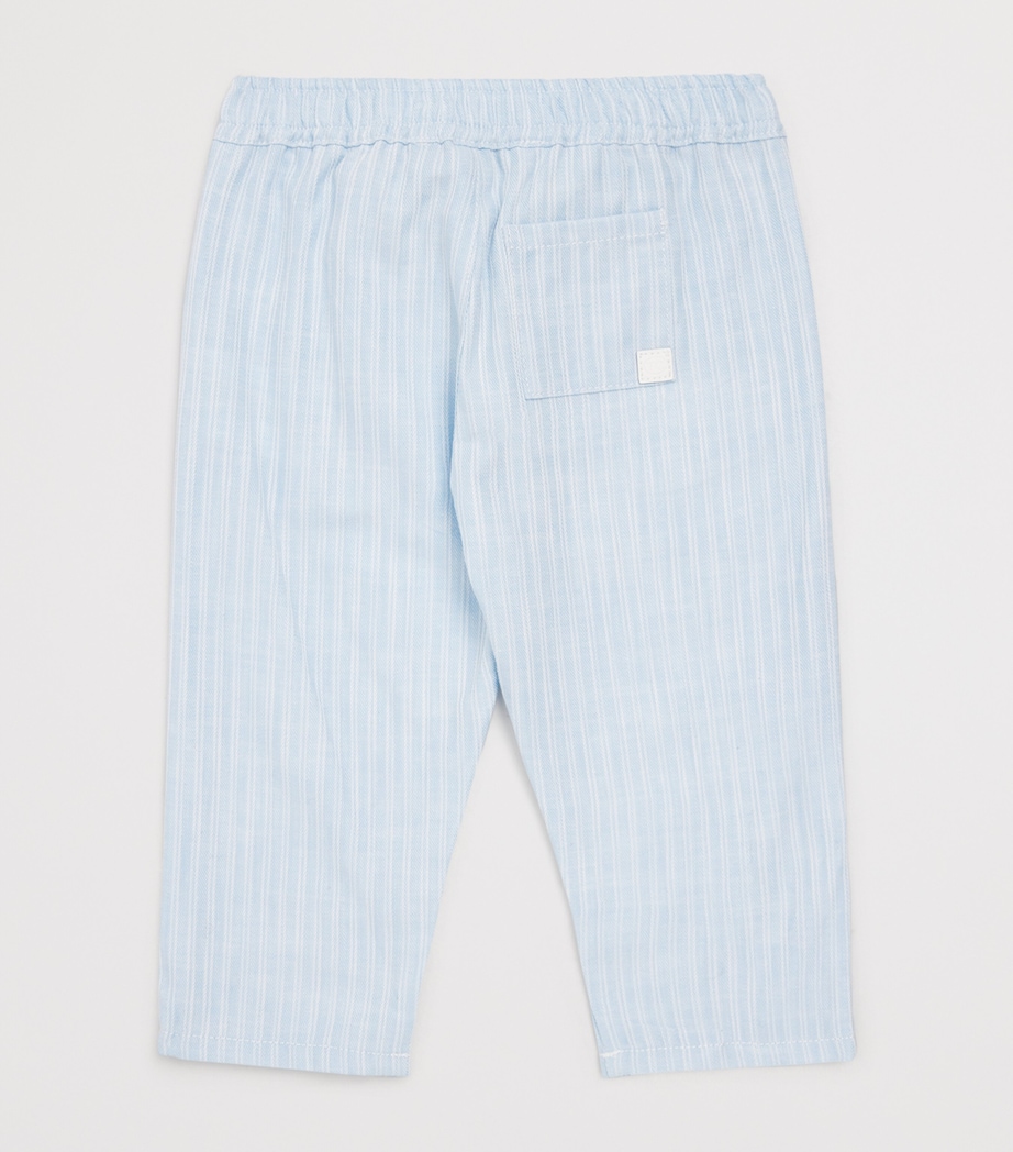 Stripe Drawstring Trousers (3 Months - 4 Years) 44NUAGE Image 2
