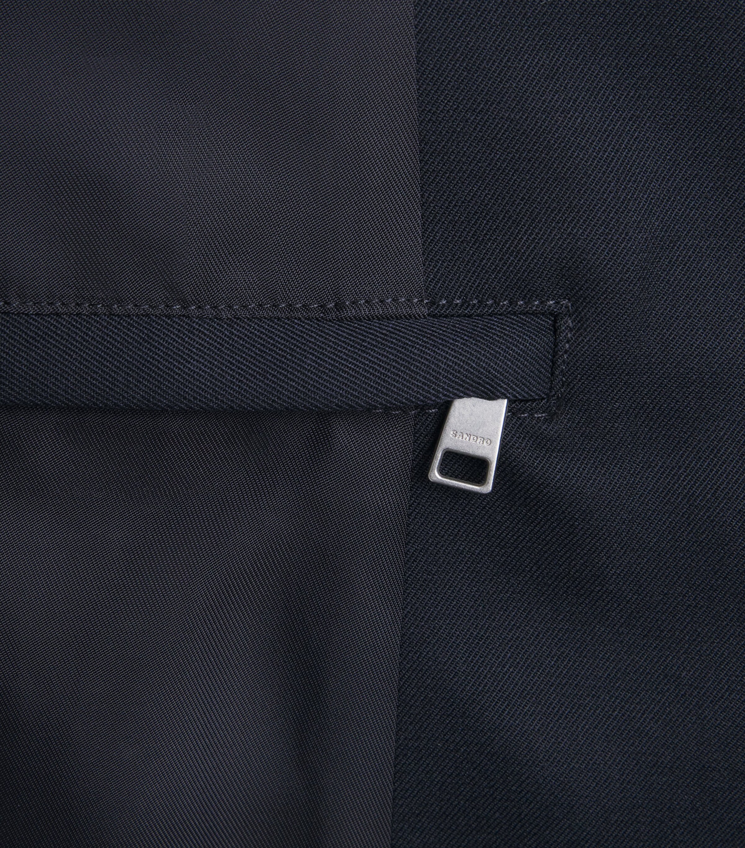 Sandro Paris Mens Lightweight Zipped Jacket Navy Blue Image 6