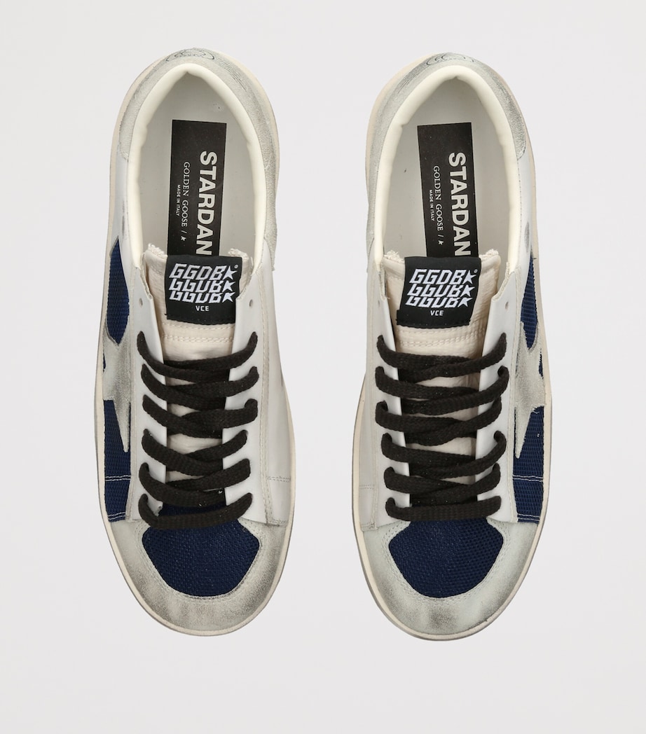 Golden Goose Suede Stardan Sneakers White/navy Image 3