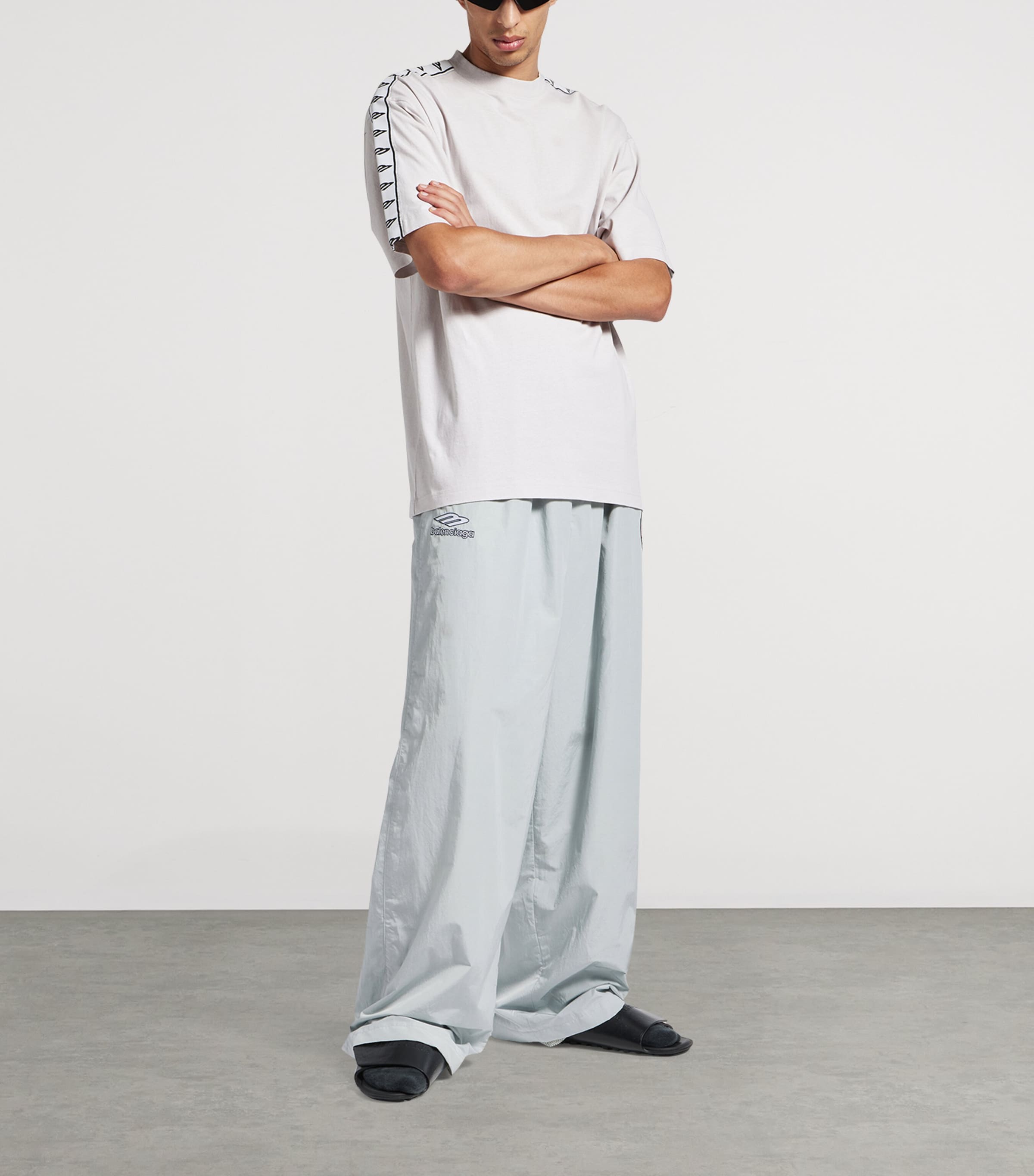 Cotton Logo Strip T-Shirt 9012 Image 2