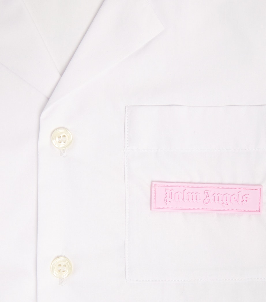 Cotton Curved Logo Shirt (4-12+ Years) 2OFF WHITE Image 3