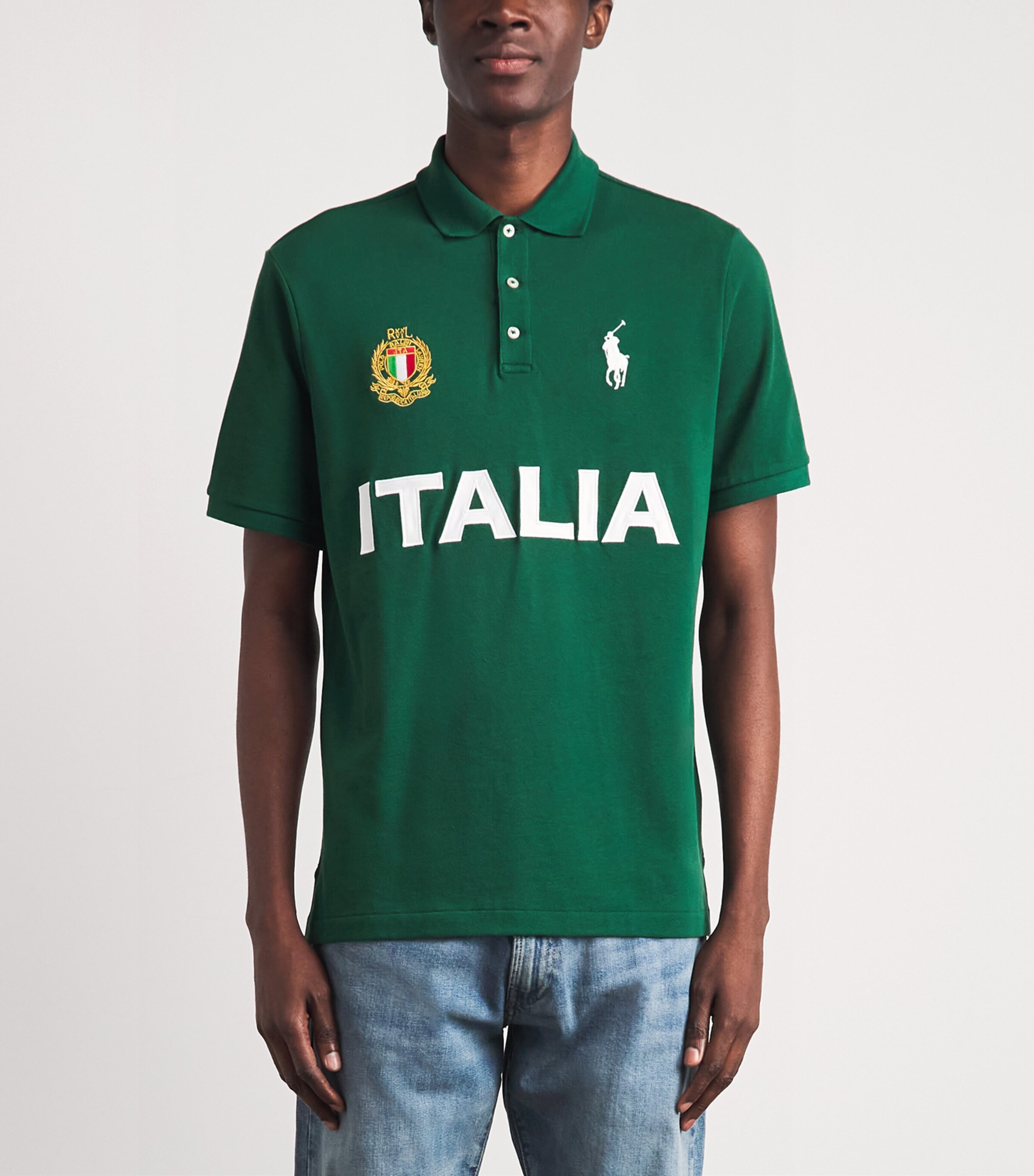 Polo Ralph Lauren Mens Cotton Italy Polo Shirt New Image 4