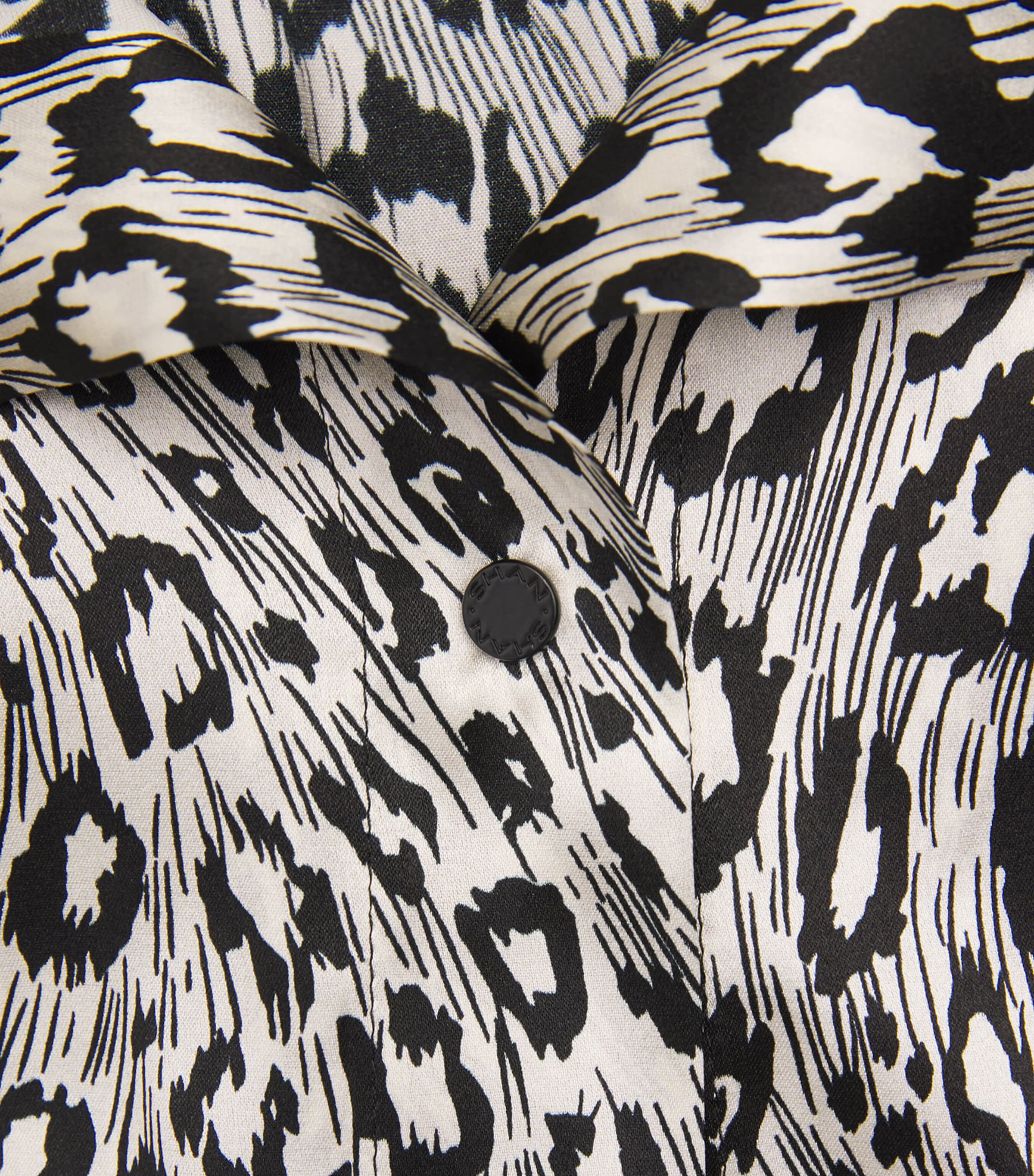 Silk-Blend Shirt Dress 950 LEO/LEO Image 5