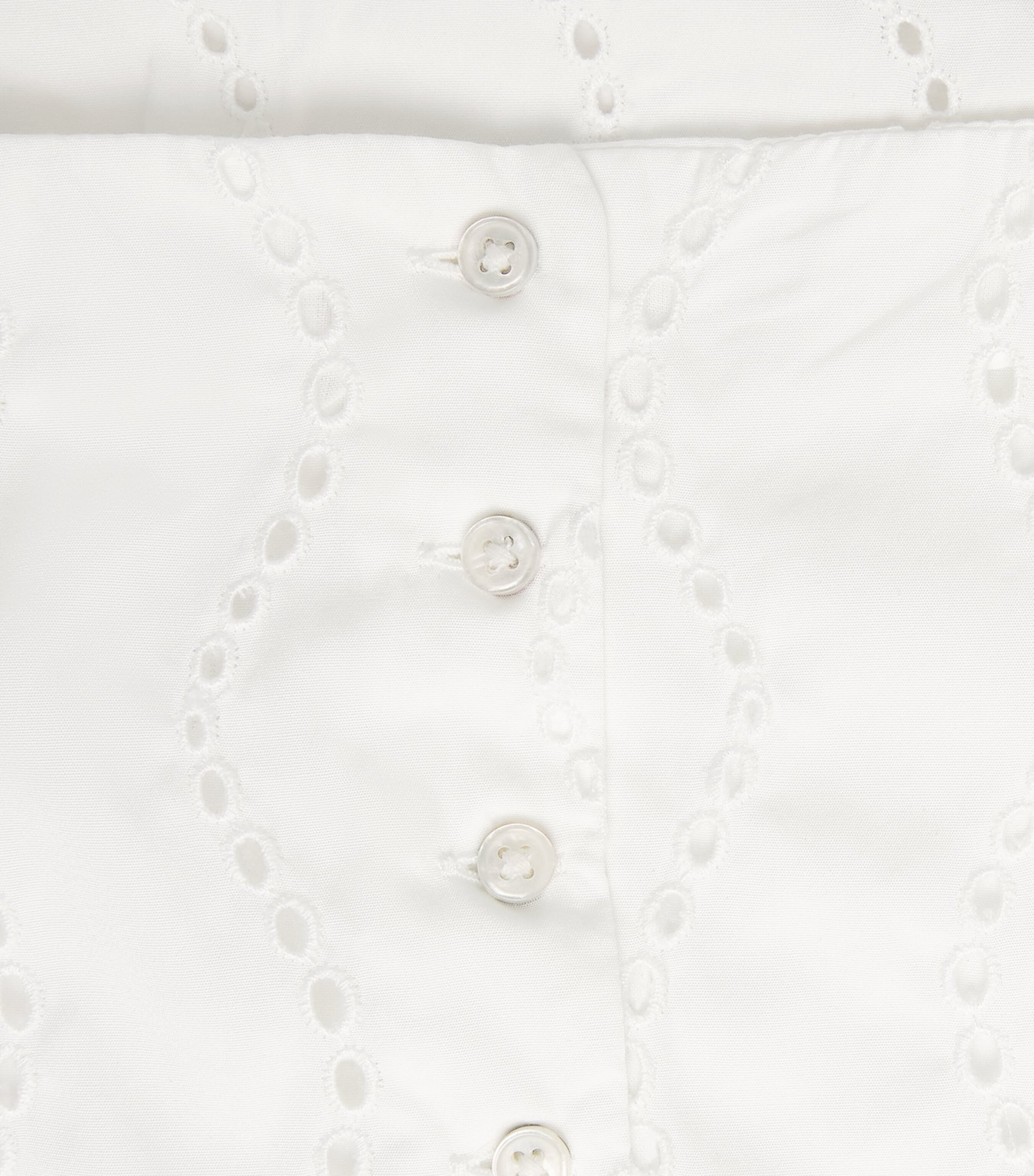 Polo Ralph Lauren Womens Cotton Eyelet Blouse White Image 6