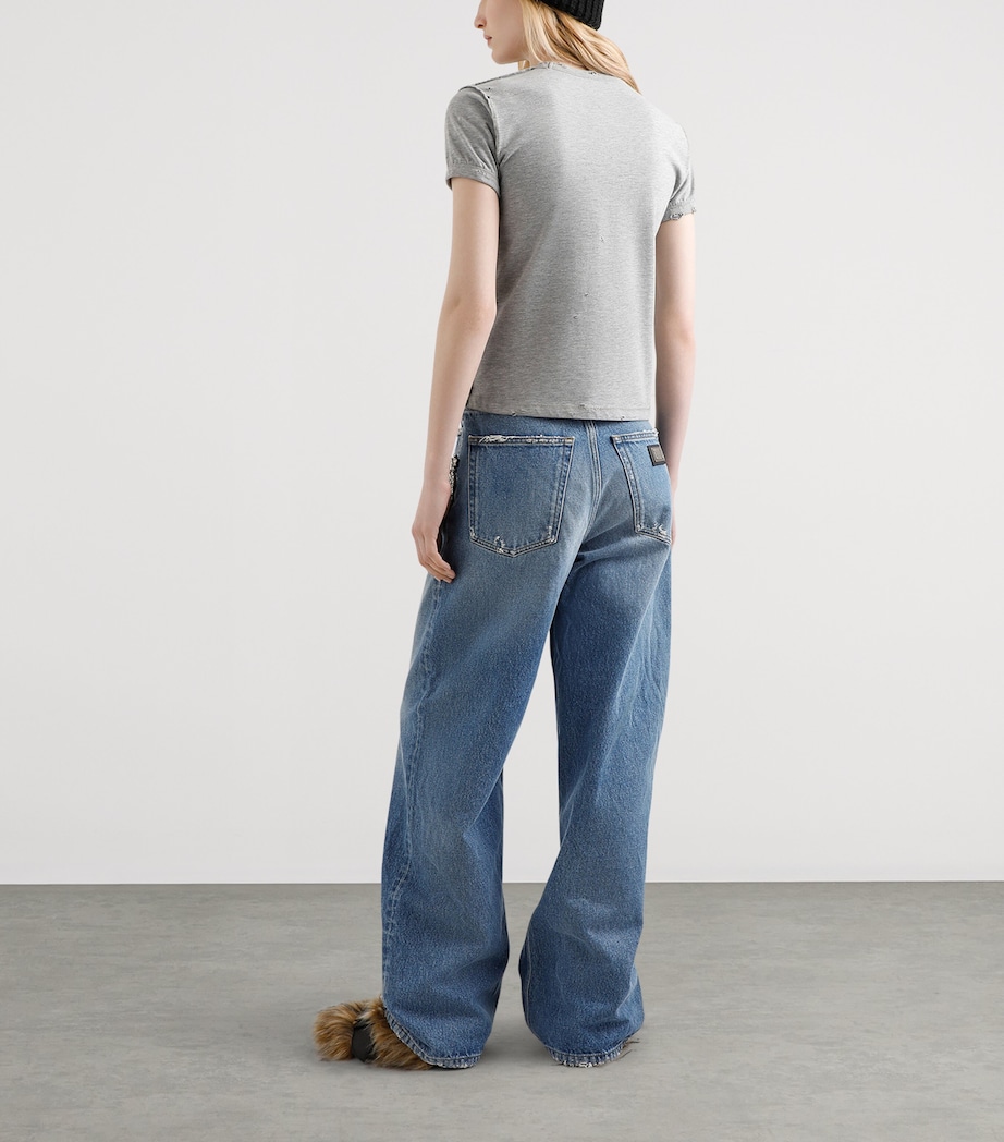 Embellished Wide-Leg Trousers S9001-COMBINED Image 3