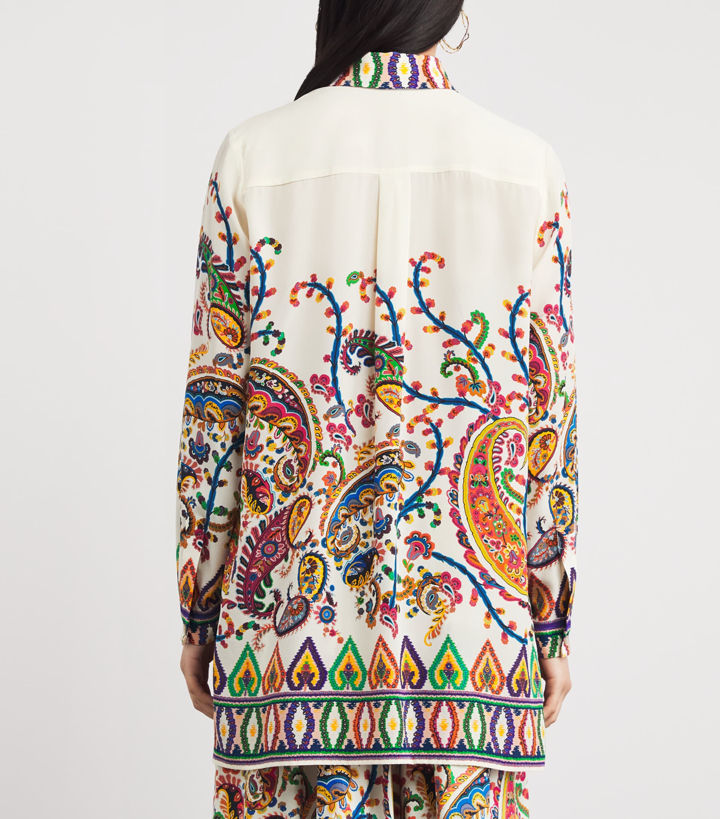 Silk Paisley Shirt X0800 Image 4