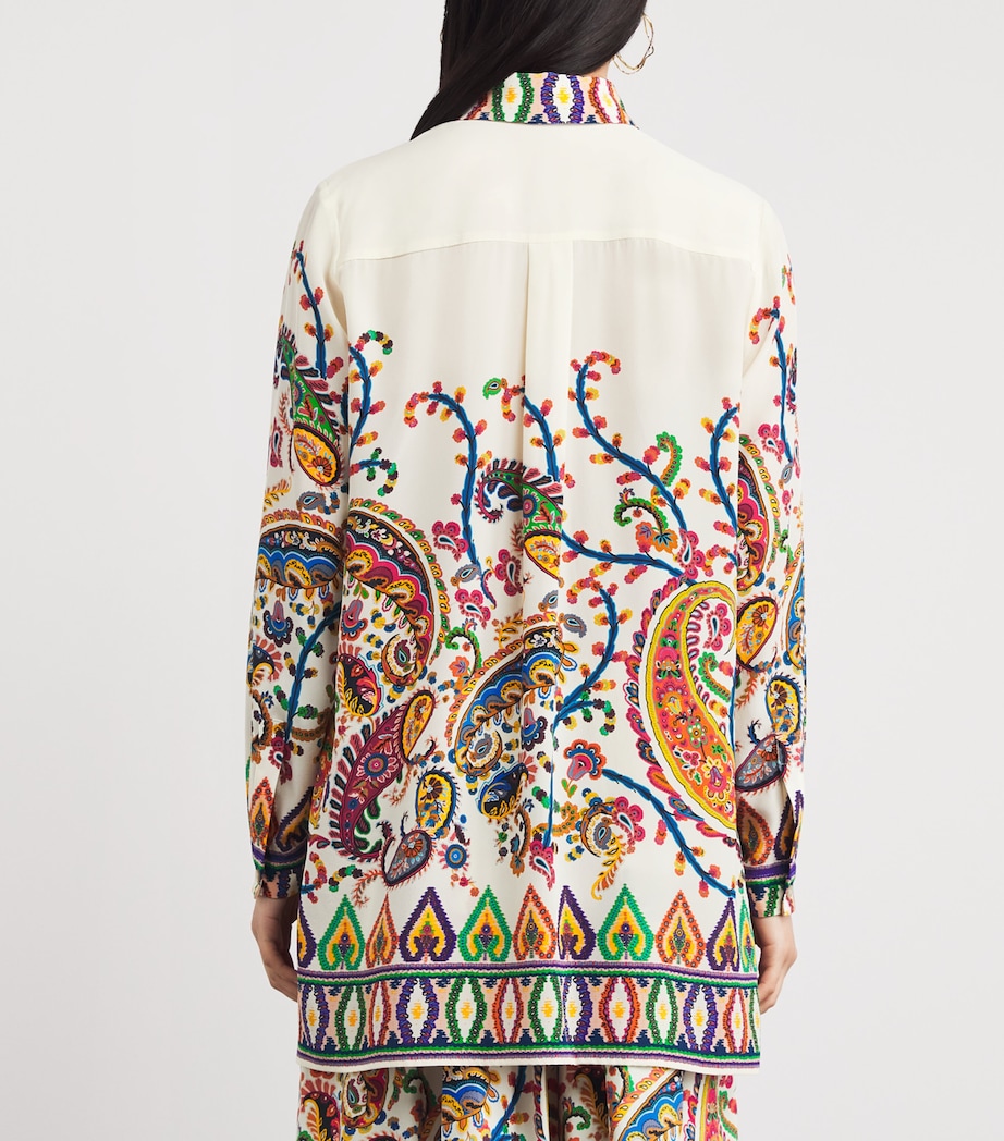 Silk Paisley Shirt X0800 Image 4