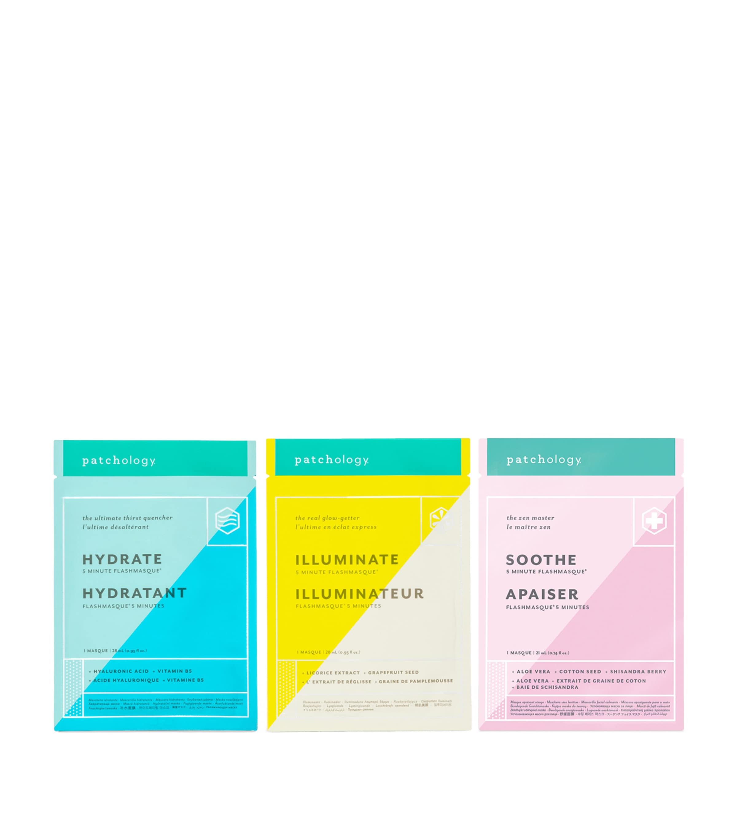 Patchology Perfect Weekend Hydrating + Illuminating Sheet Mask Bundle Image 3