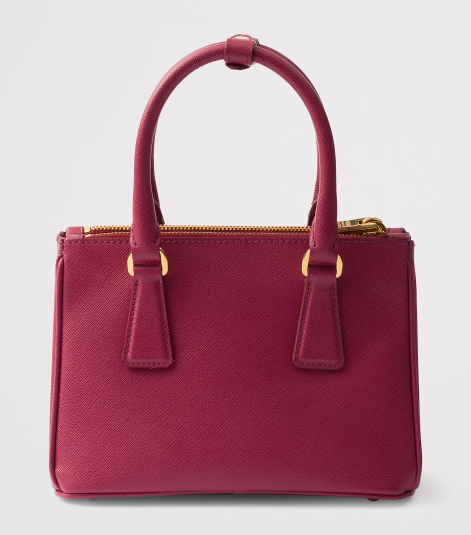 Mini Saffiano Leather Galleria Top-Handle Bag F0BQT Image 4