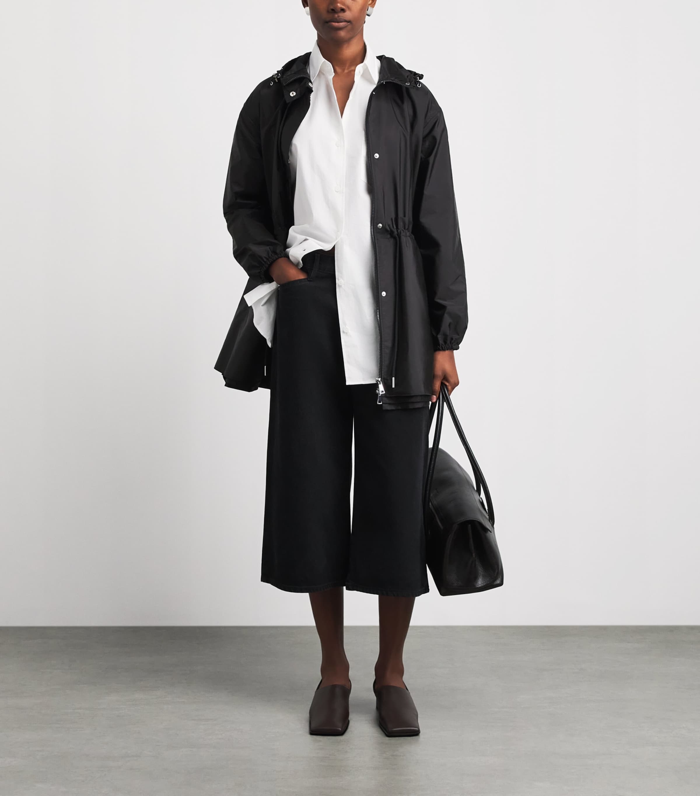 Moncler Womens Hooded Weteau Jacket Image 2