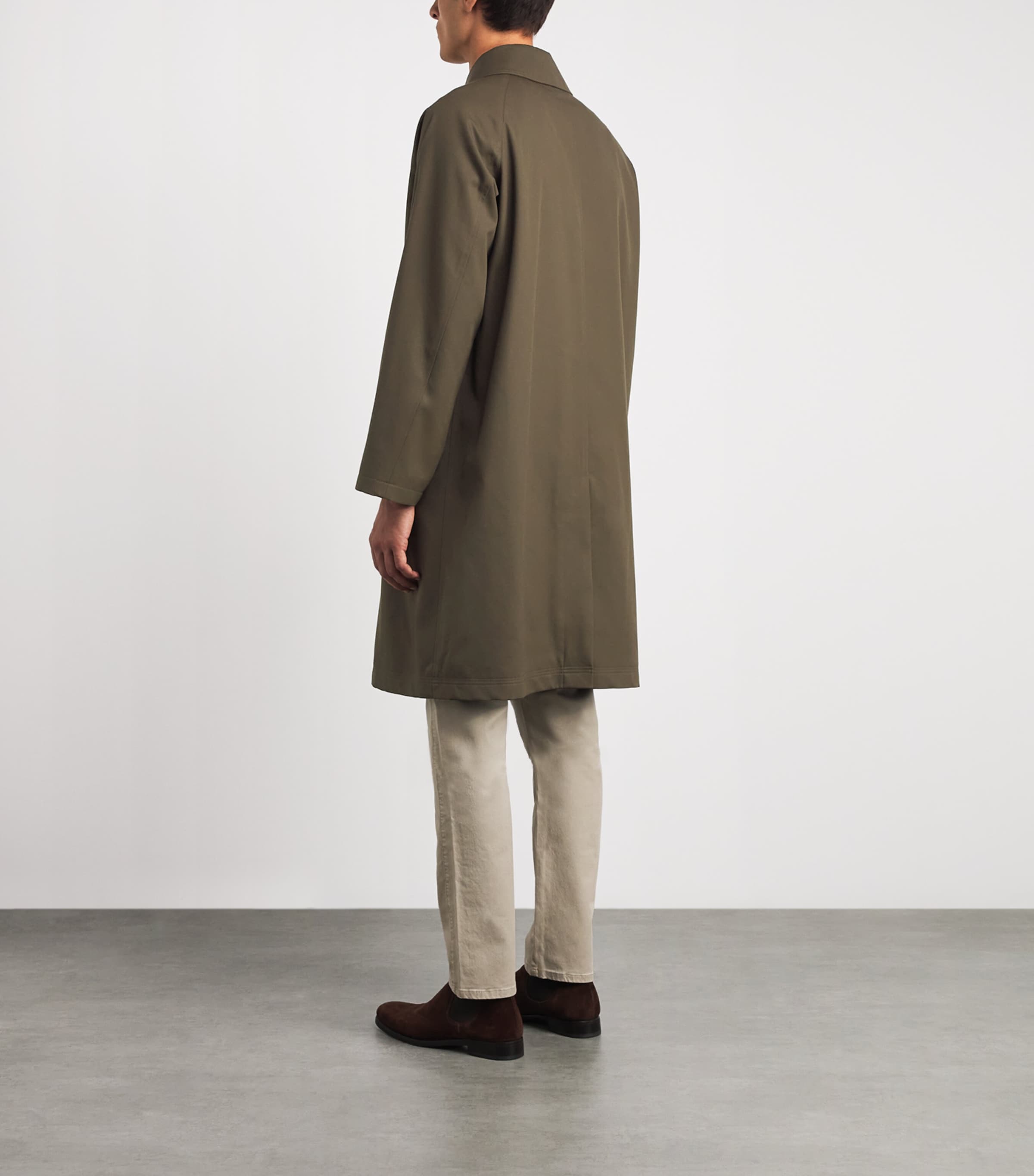 Purdey Mens Mey Storm Coat Khaki Image 5