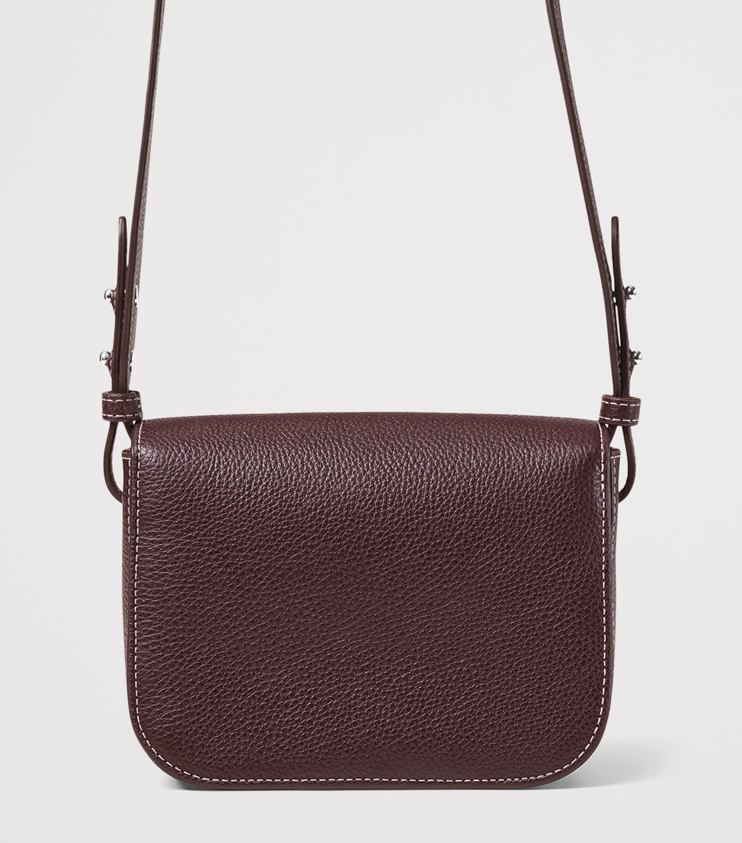 Aspinal Of London Leather Ella Cross-Body Bag Wine Image 3