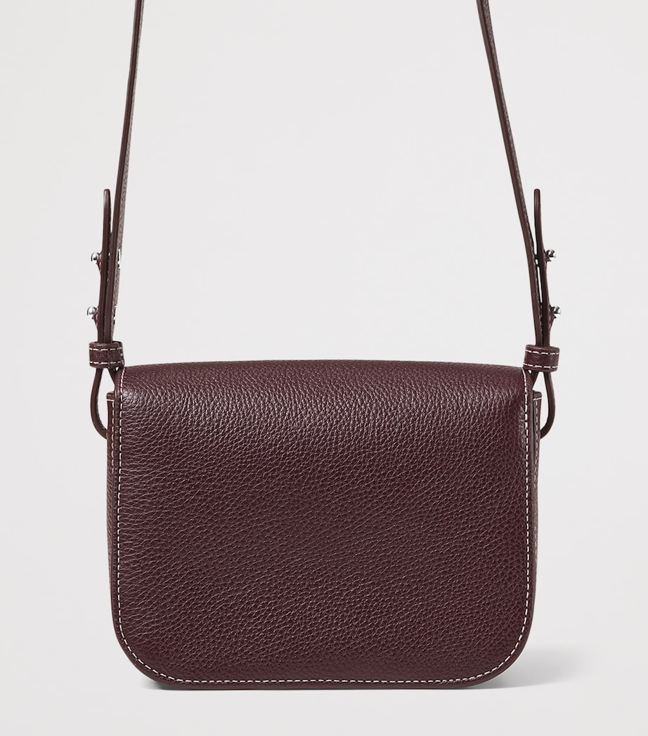 Aspinal Of London Leather Ella Cross-Body Bag Wine Image 3