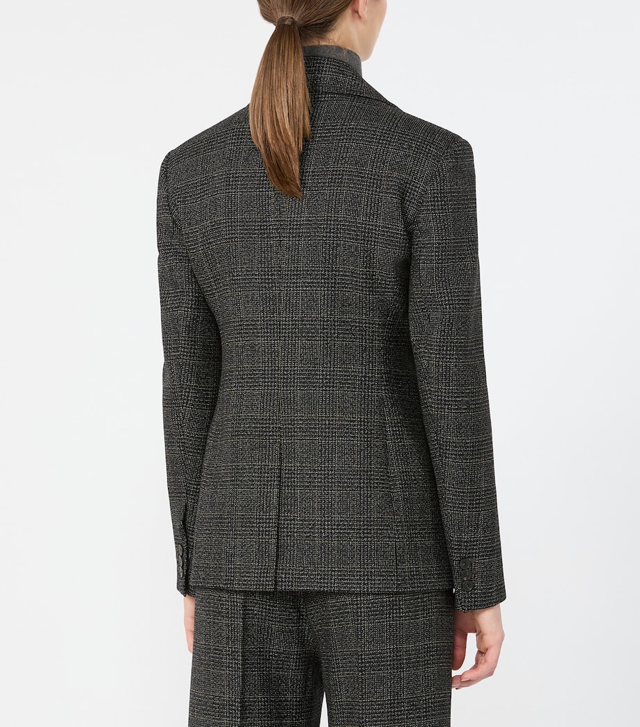 Weekend Max Mara Womens Virgin Wool Blazer Dark Grey Image 4