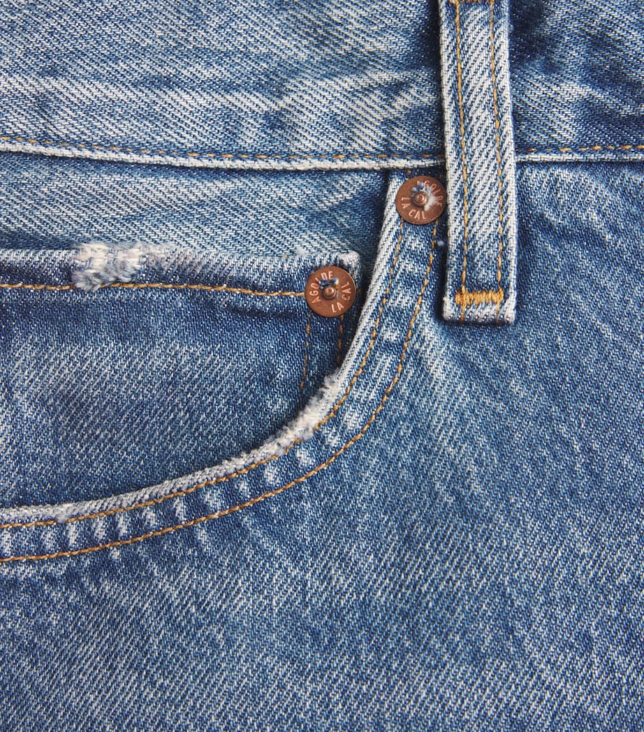 Luna Barrel-Leg Jeans SPLIT Image 5