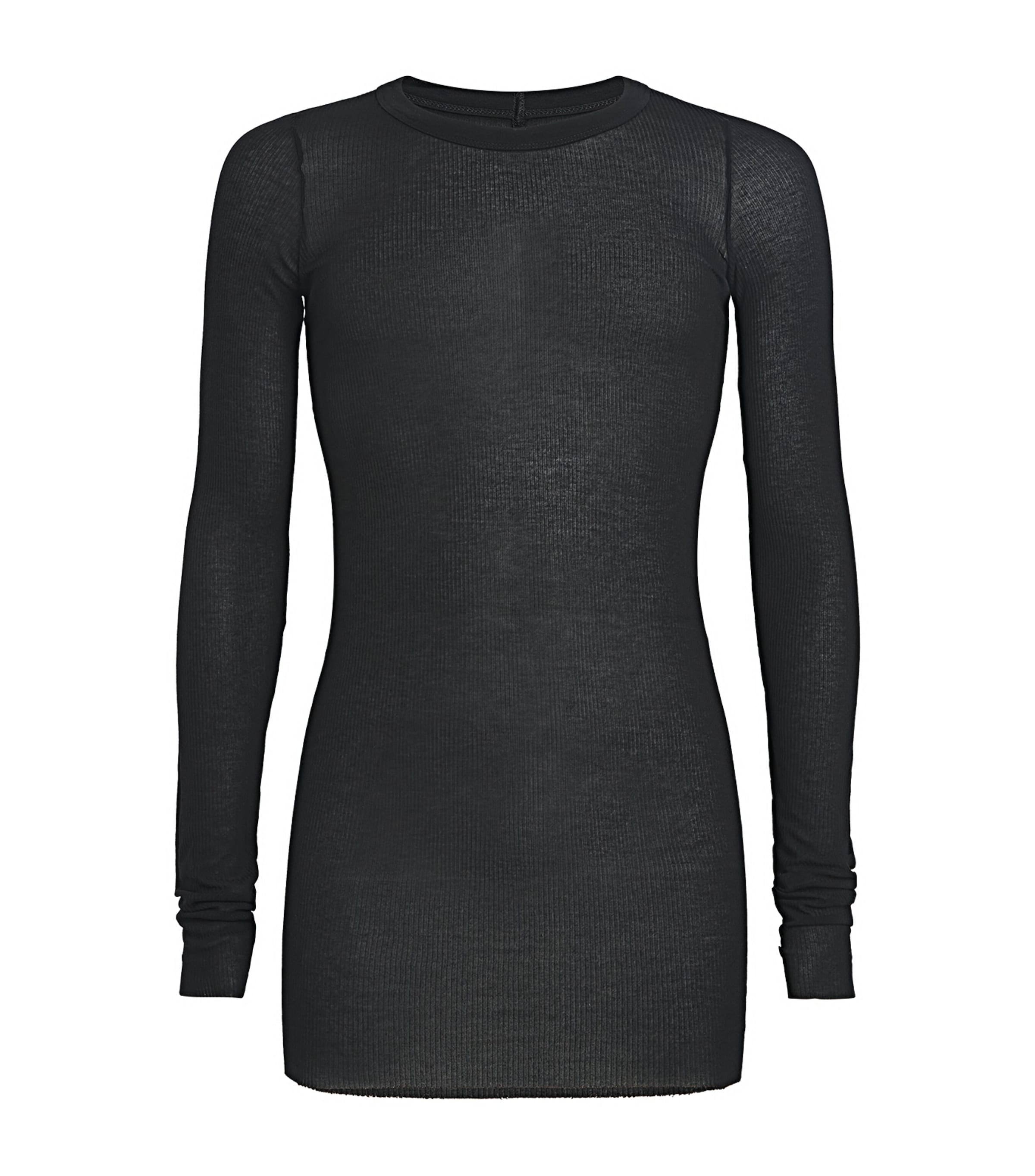 Rick Owens Ribbed Long-Sleeve T-Shirt | Harrods US