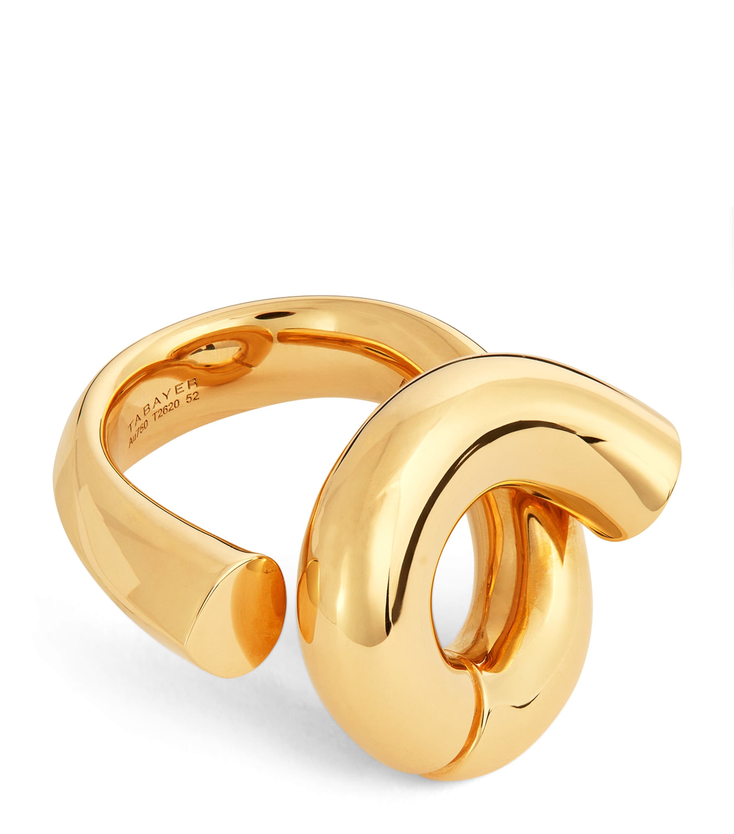 Tabayer Yellow Gold Oera Loop Ring | Fine Jewellery | Fine Rings | Bands | Designers | Tabayer