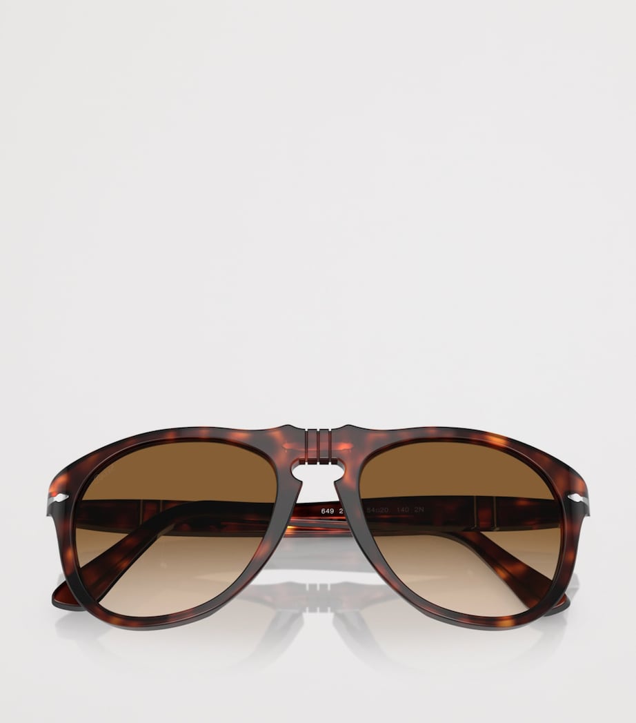 Persol Original Pilot Sunglasses Brown Image 4